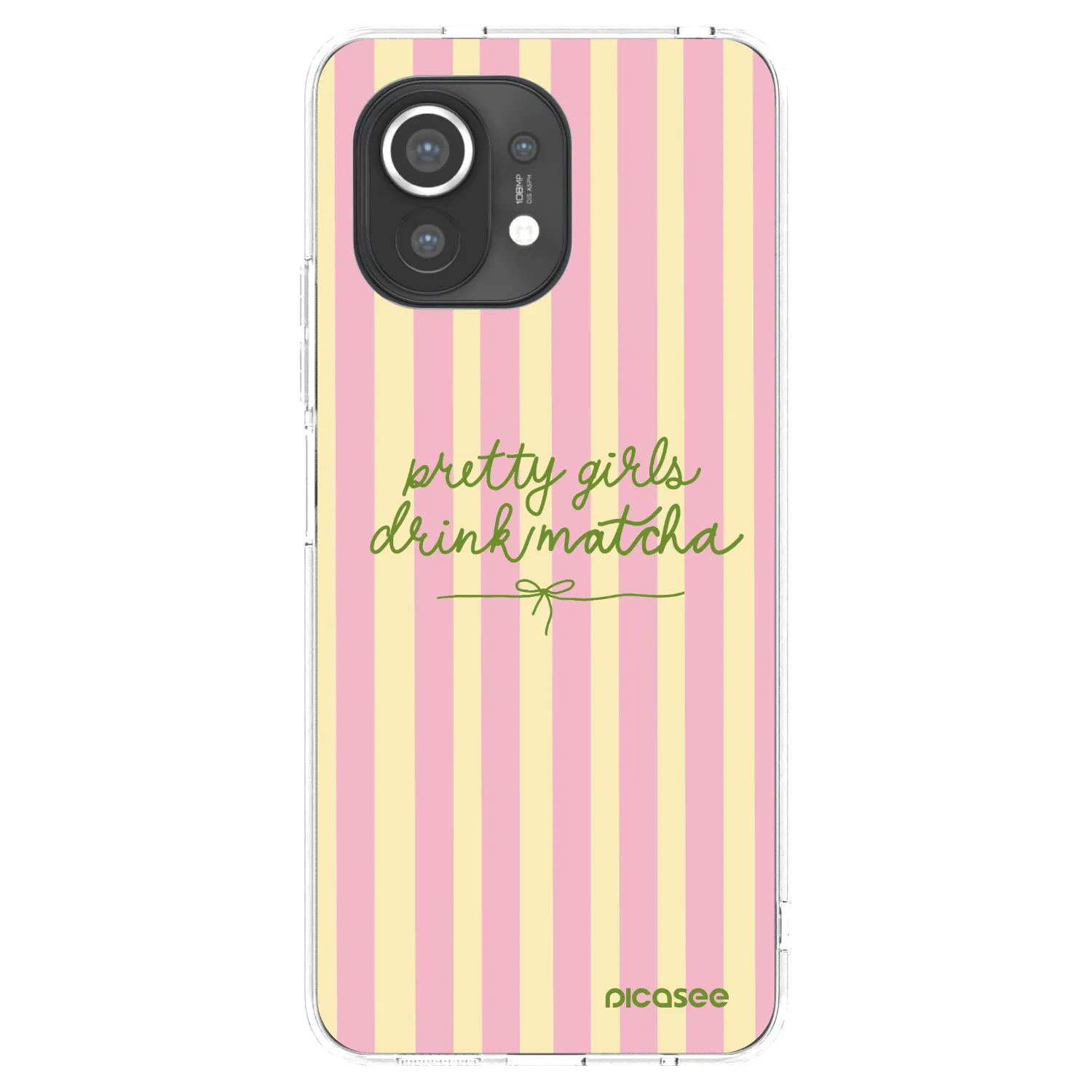 Picasee husă transparentă din silicon pentru Xiaomi Mi 11 - Pretty matcha