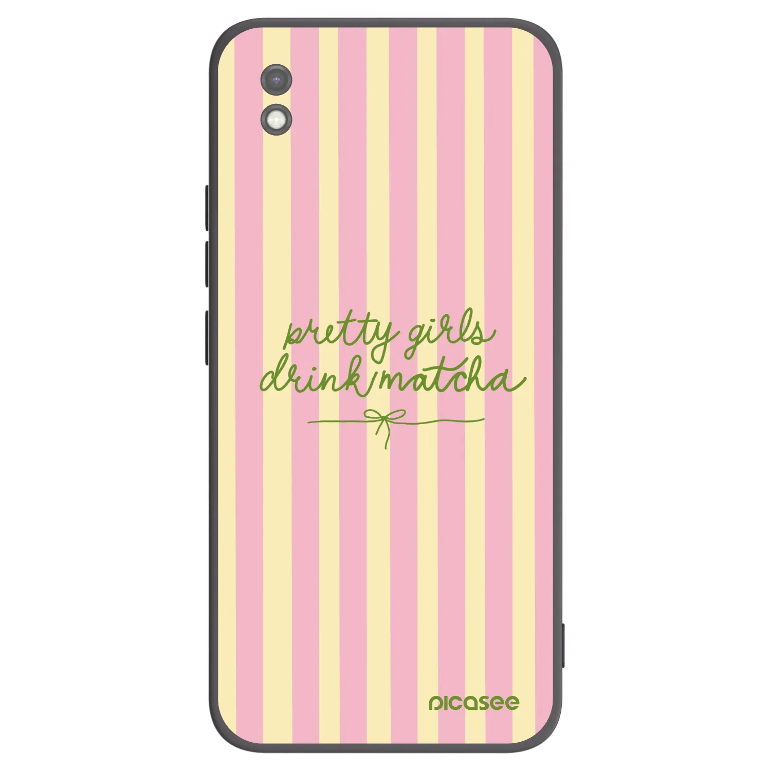 Picasee husă neagră din silicon pentru Xiaomi Redmi 9AT - Pretty matcha