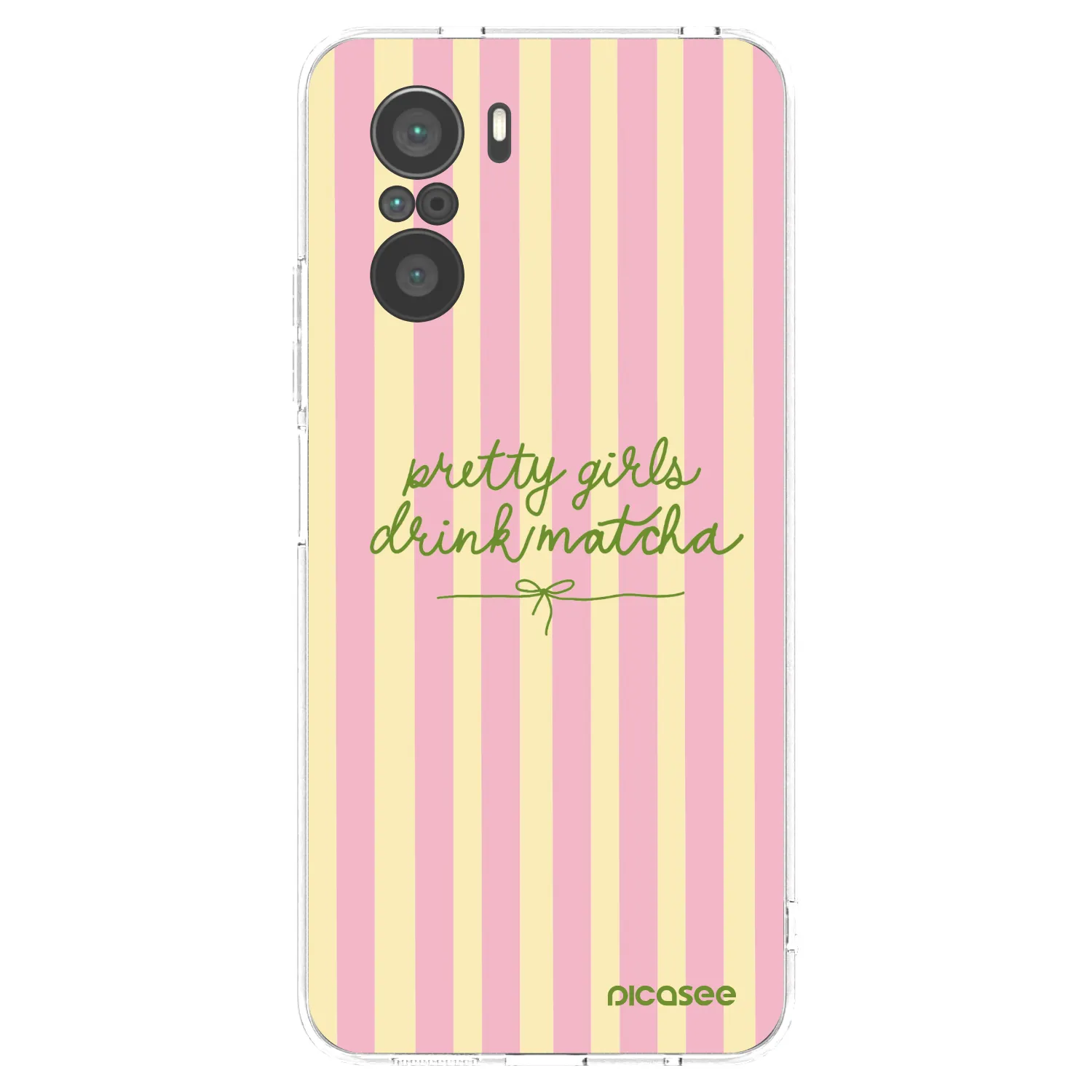 Picasee husă transparentă din silicon pentru Xiaomi Poco F3 - Pretty matcha