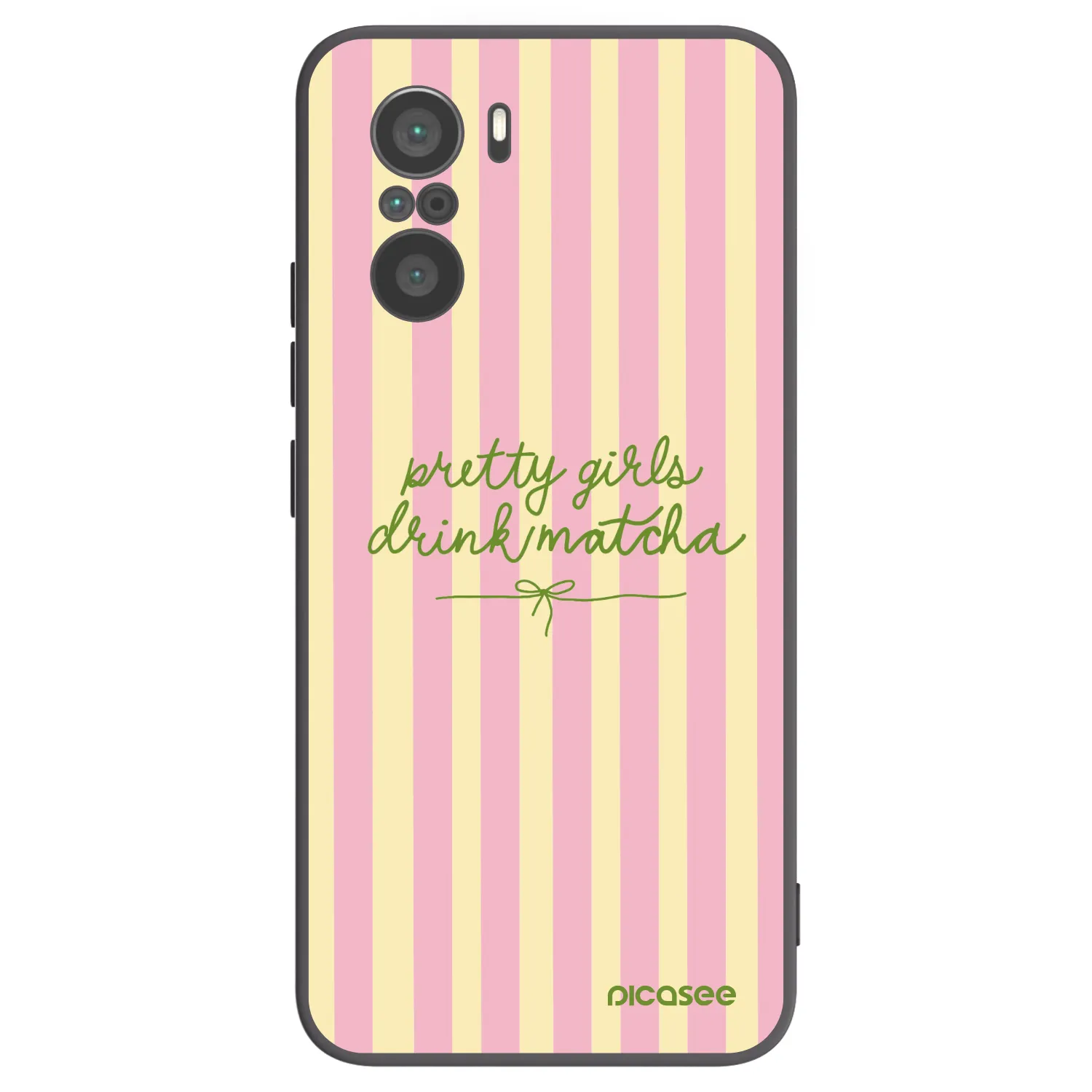 Picasee husă neagră din silicon pentru Xiaomi Poco F3 - Pretty matcha