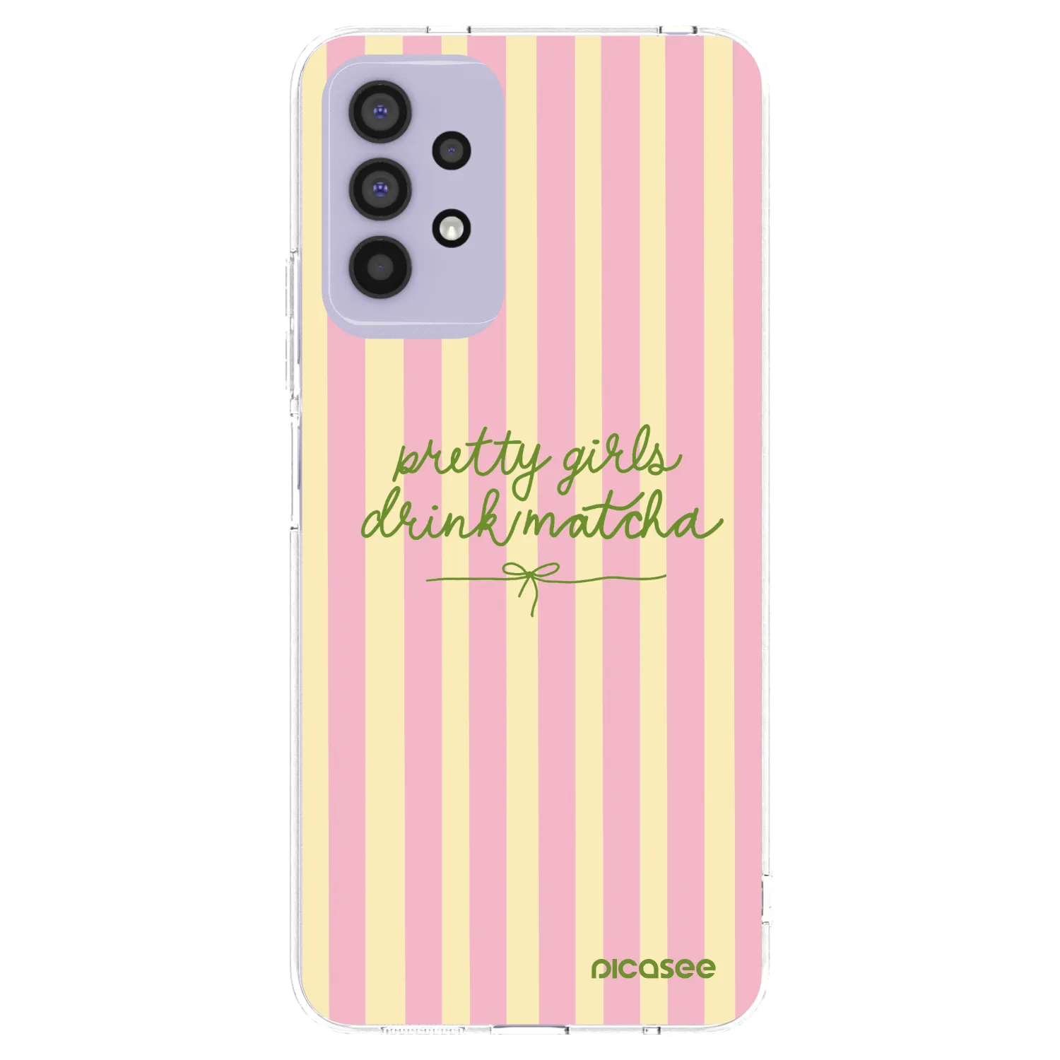 Picasee husă transparentă din silicon pentru Samsung Galaxy A32 4G SM-A325F - Pretty matcha