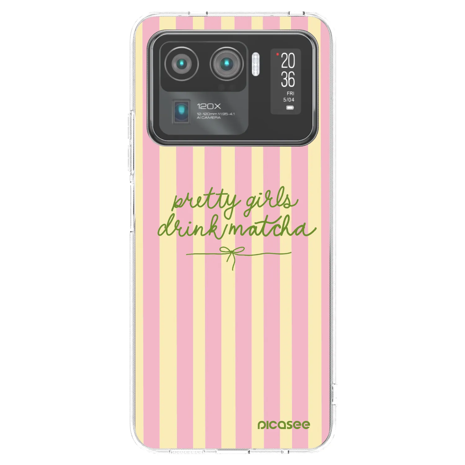 Picasee husă transparentă din silicon pentru Xiaomi Mi 11 Ultra - Pretty matcha
