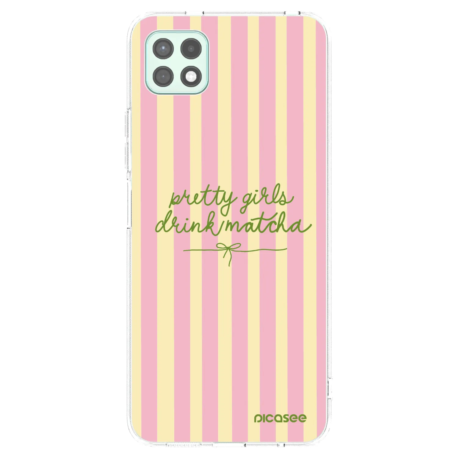 Picasee husă transparentă din silicon pentru Samsung Galaxy A22 A226B 5G - Pretty matcha