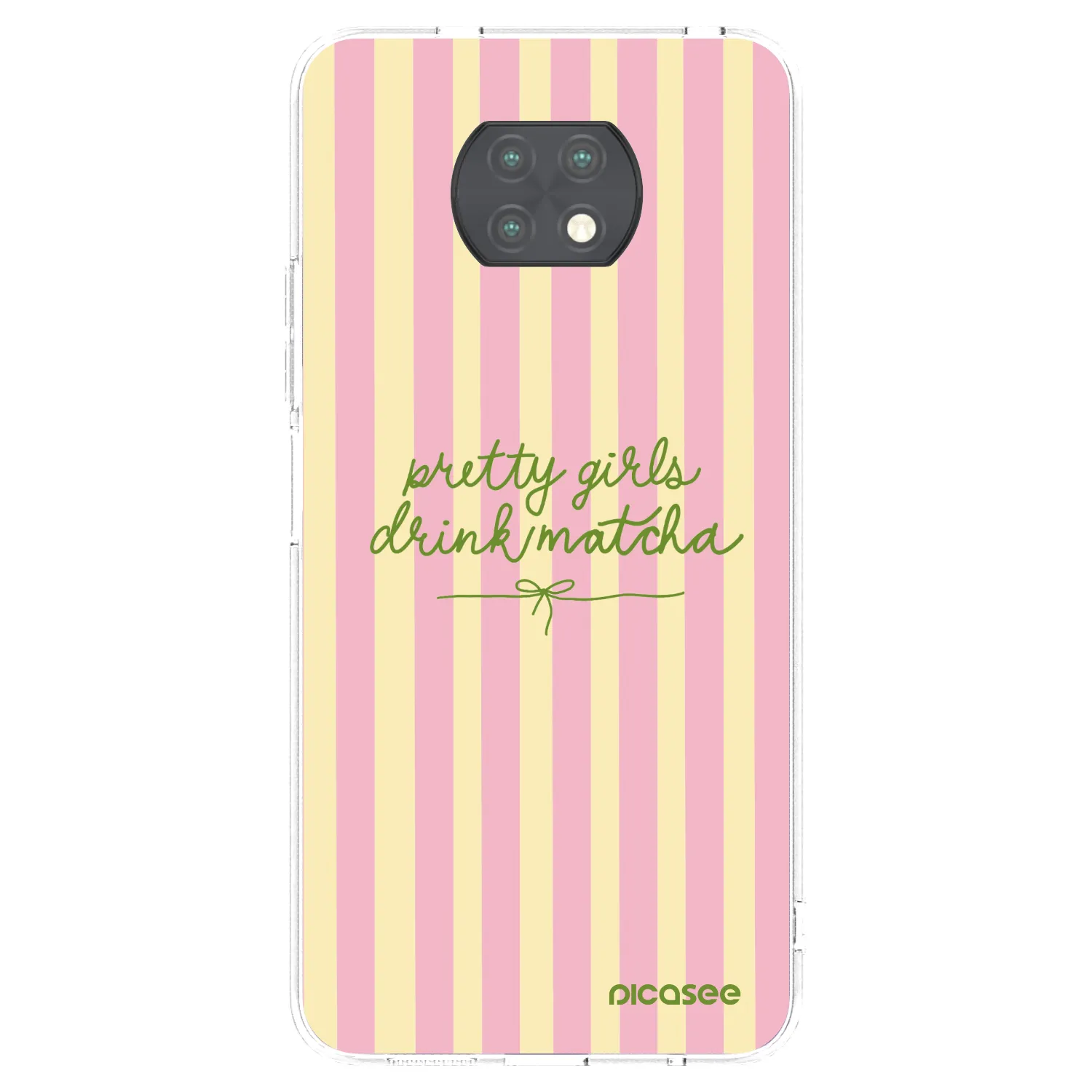 Picasee husă transparentă din silicon pentru Xiaomi Redmi Note 9T - Pretty matcha
