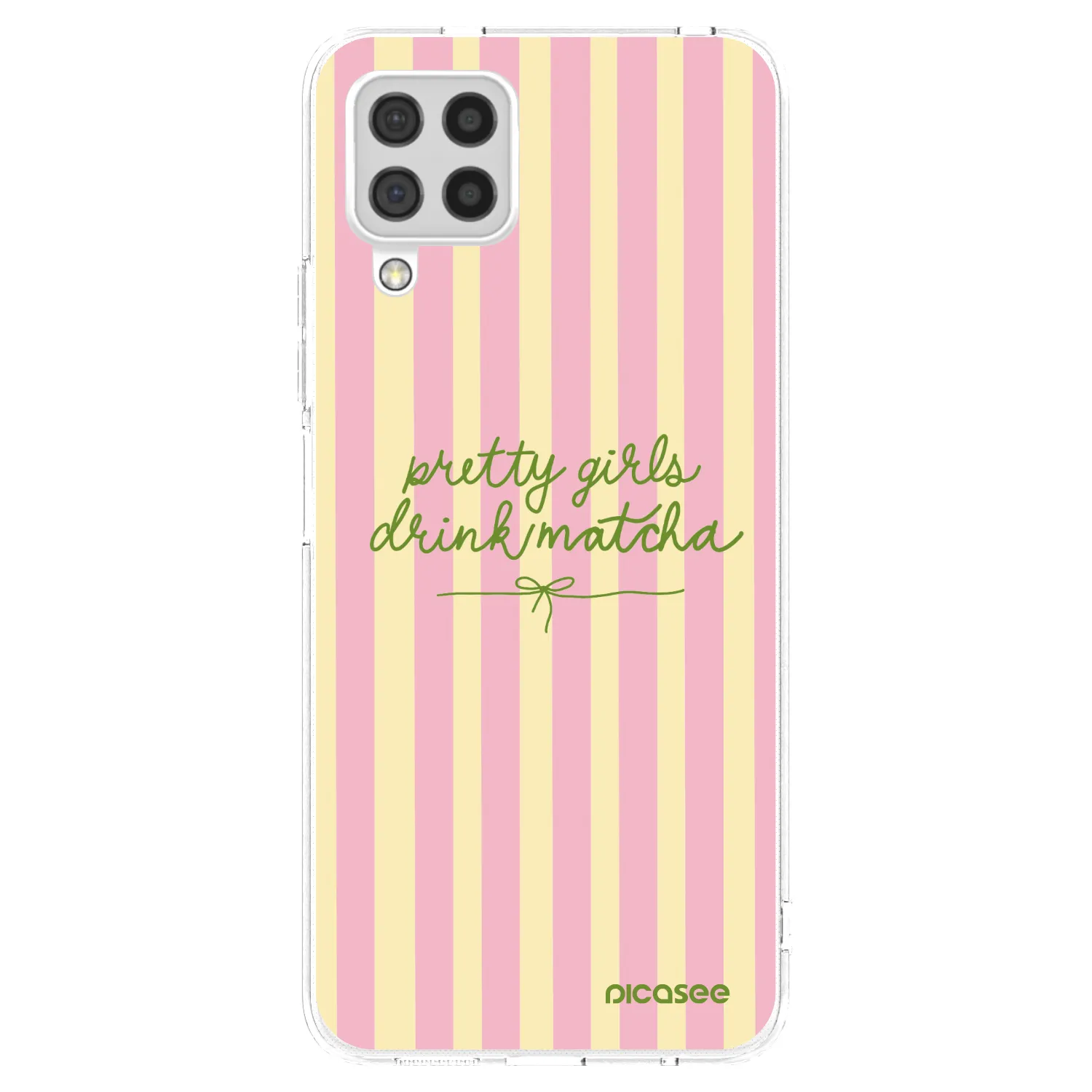 Picasee husă transparentă din silicon pentru Samsung Galaxy A22 A225F 4G - Pretty matcha