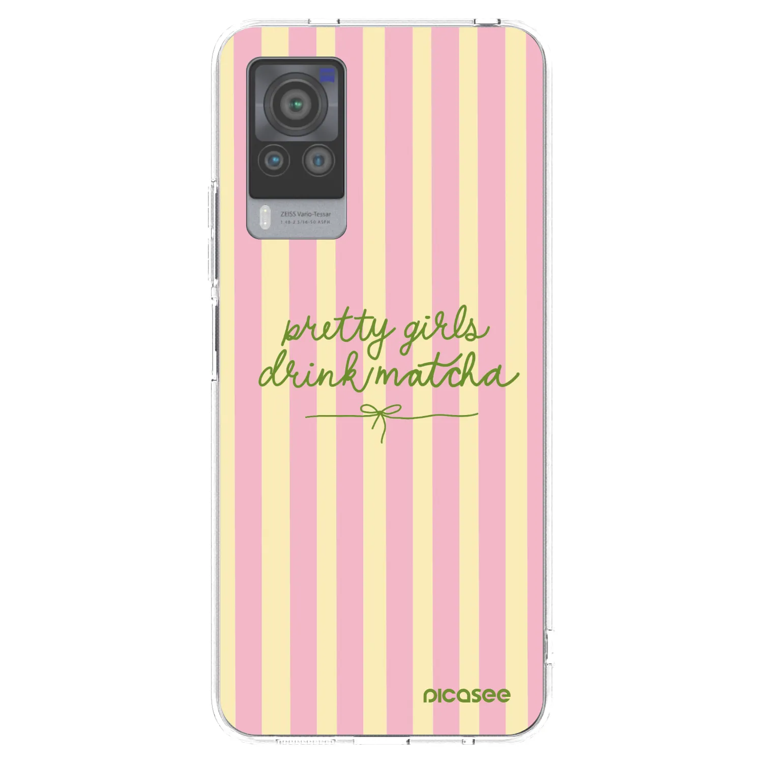 Picasee husă transparentă din silicon pentru Vivo X60 Pro 5G - Pretty matcha