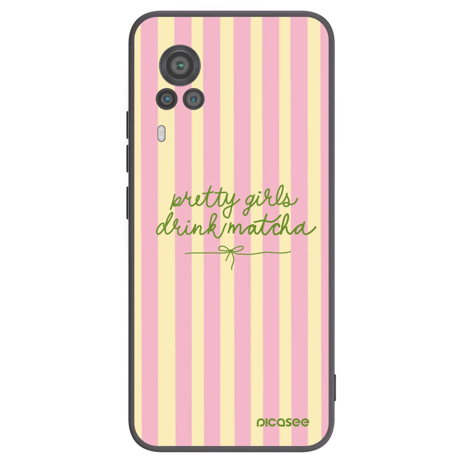 Picasee husă neagră din silicon pentru Vivo X60 Pro 5G - Pretty matcha