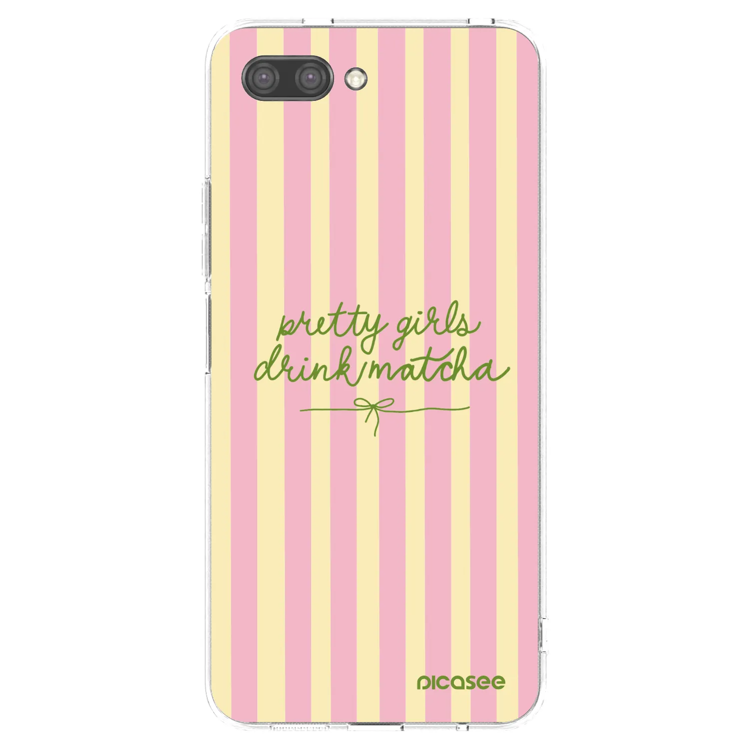 Picasee husă transparentă din silicon pentru Honor 10 - Pretty matcha