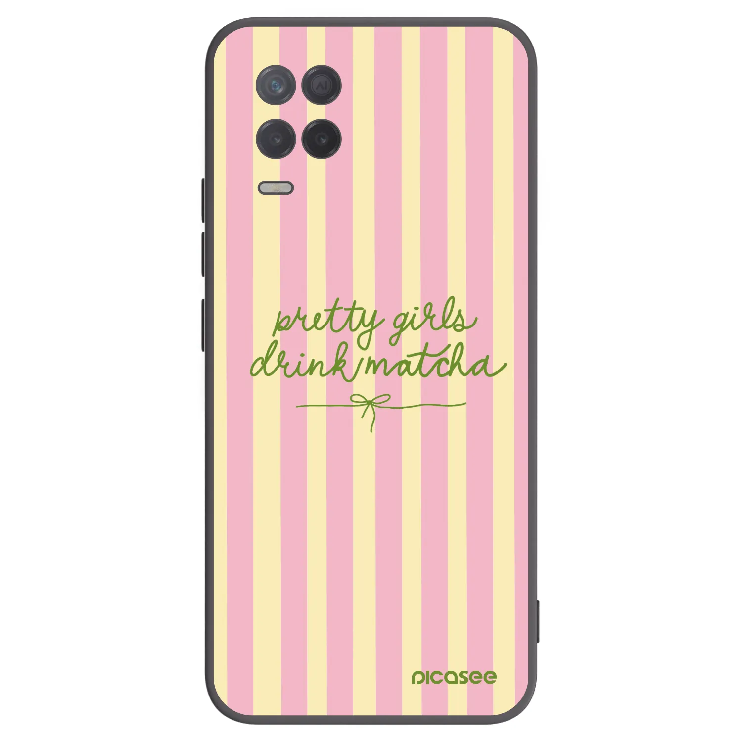 Picasee husă neagră din silicon pentru Realme 8 5G - Pretty matcha