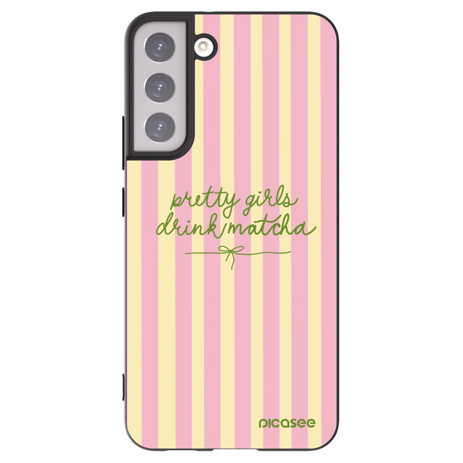 Picasee husă neagră din silicon pentru Samsung Galaxy S22+ 5G - Pretty matcha