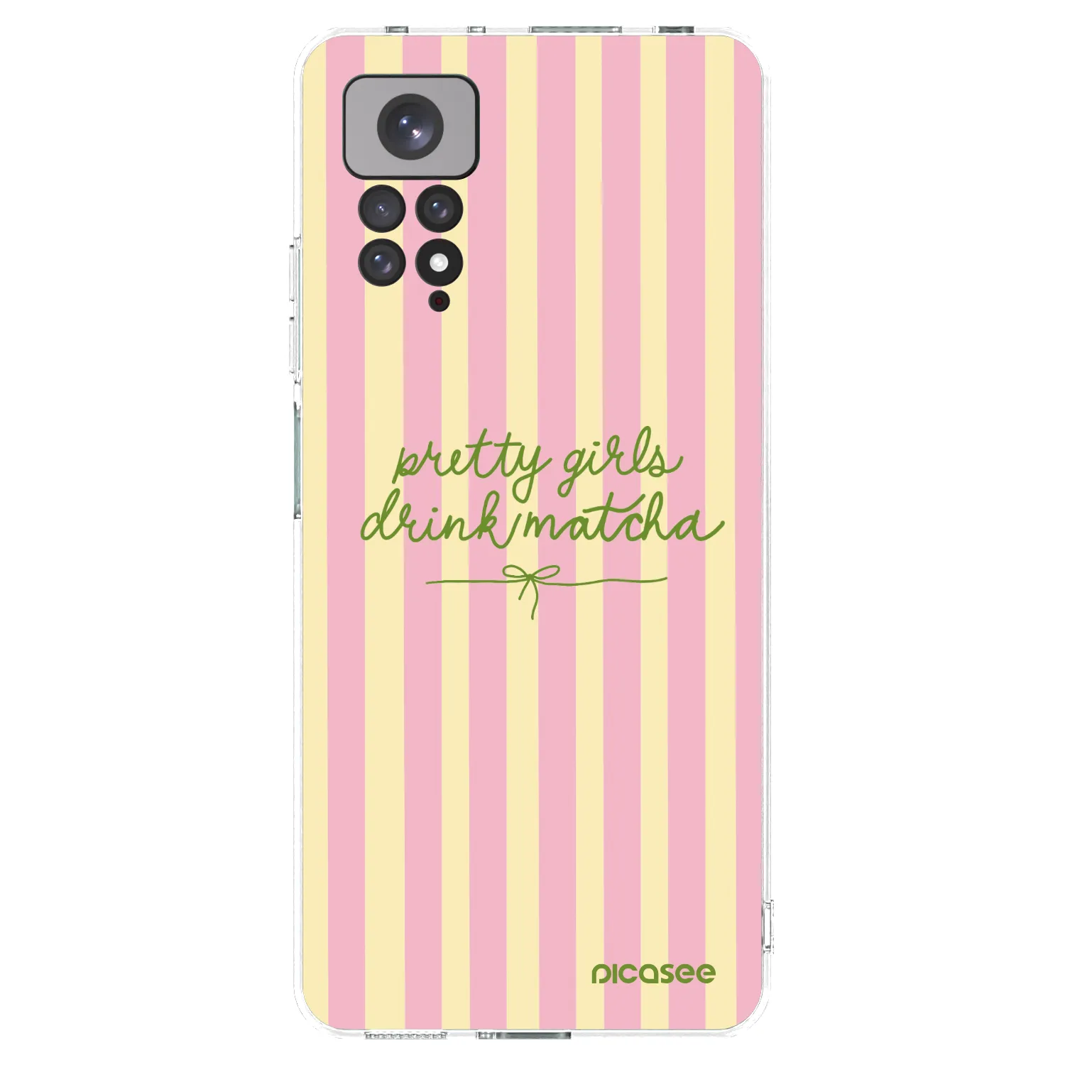 Picasee husă transparentă din silicon pentru Xiaomi Redmi Note 11 - Pretty matcha