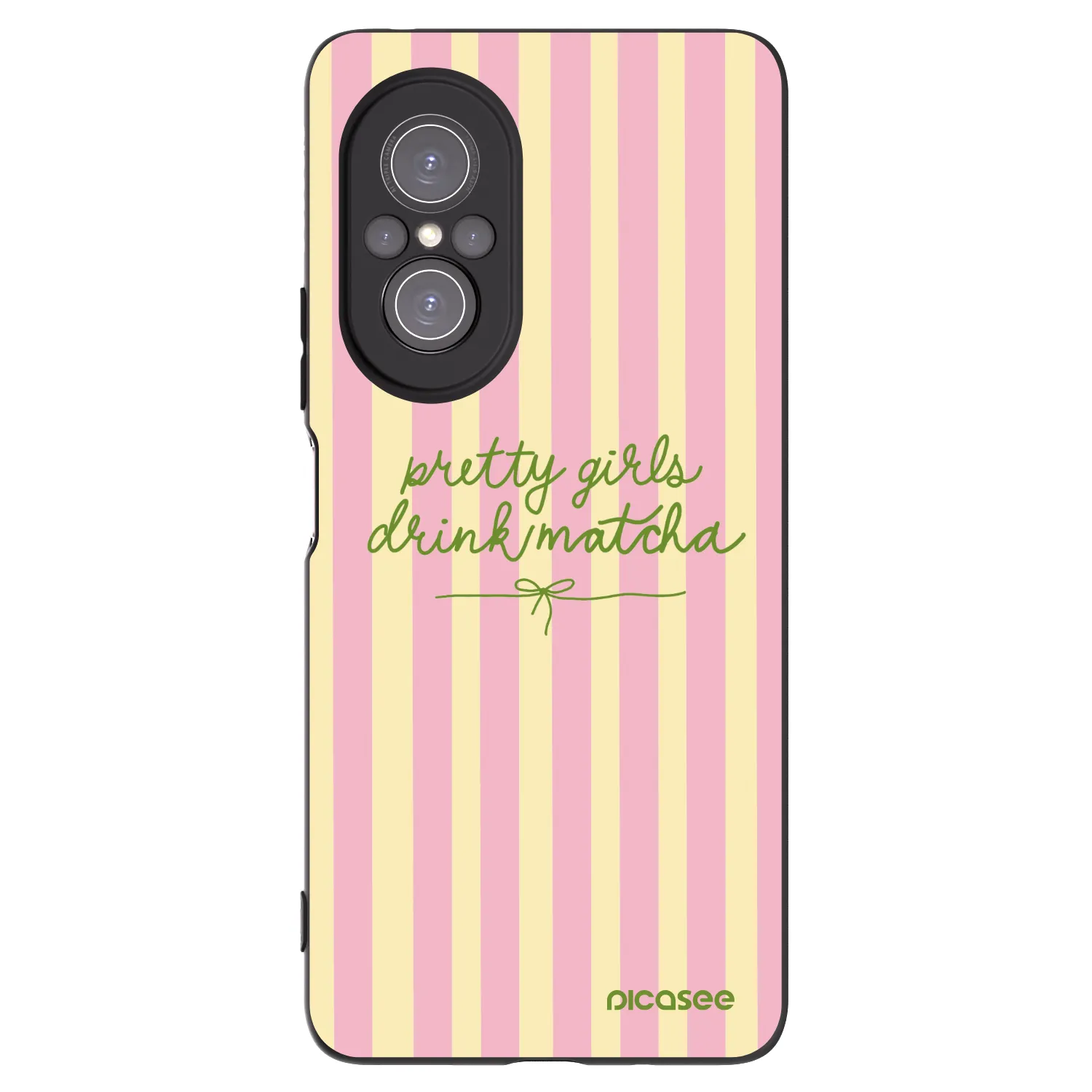 Picasee husă neagră din silicon pentru Huawei Nova 9 SE - Pretty matcha