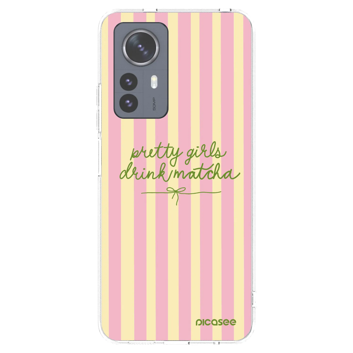 Picasee husă transparentă din silicon pentru Xiaomi 12 Pro - Pretty matcha