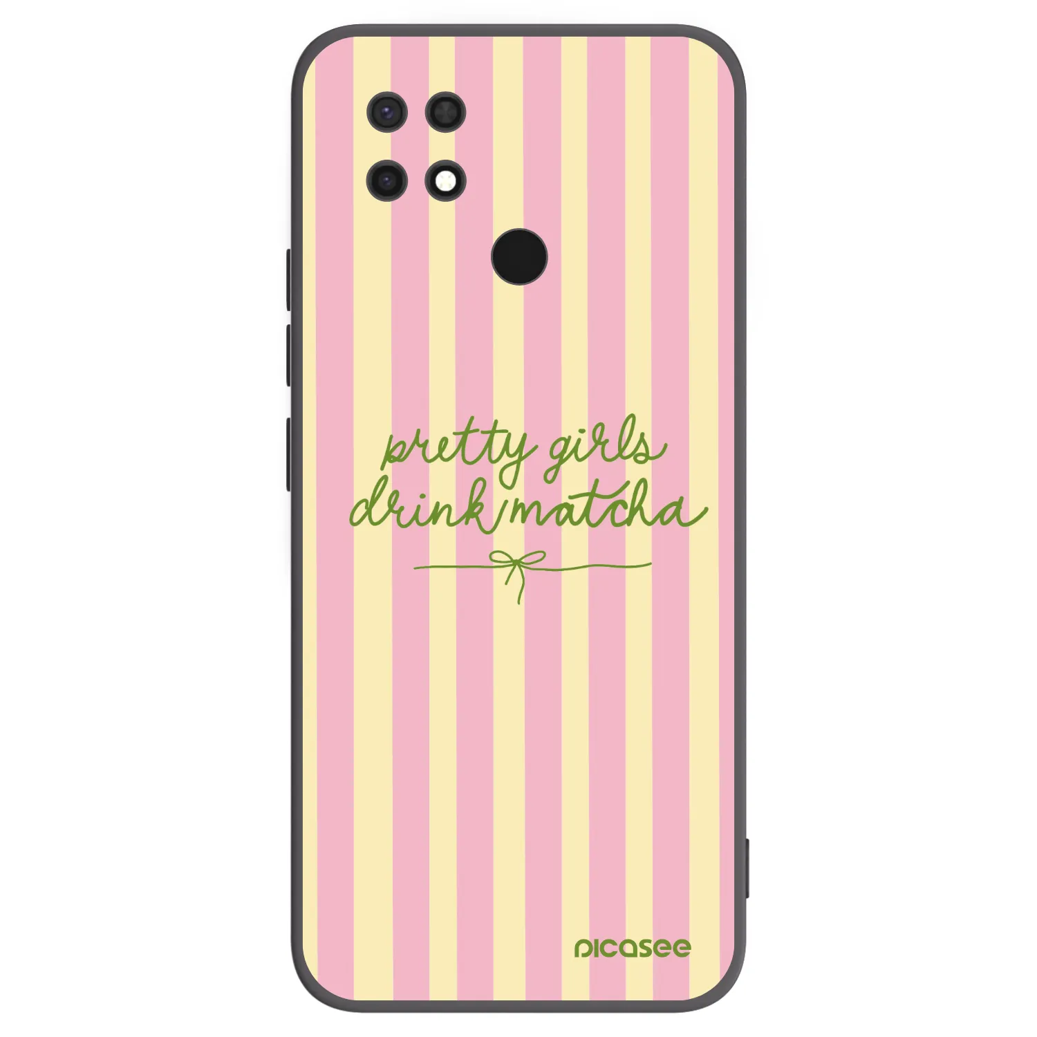 Picasee husă neagră din silicon pentru Xiaomi Redmi 10C - Pretty matcha