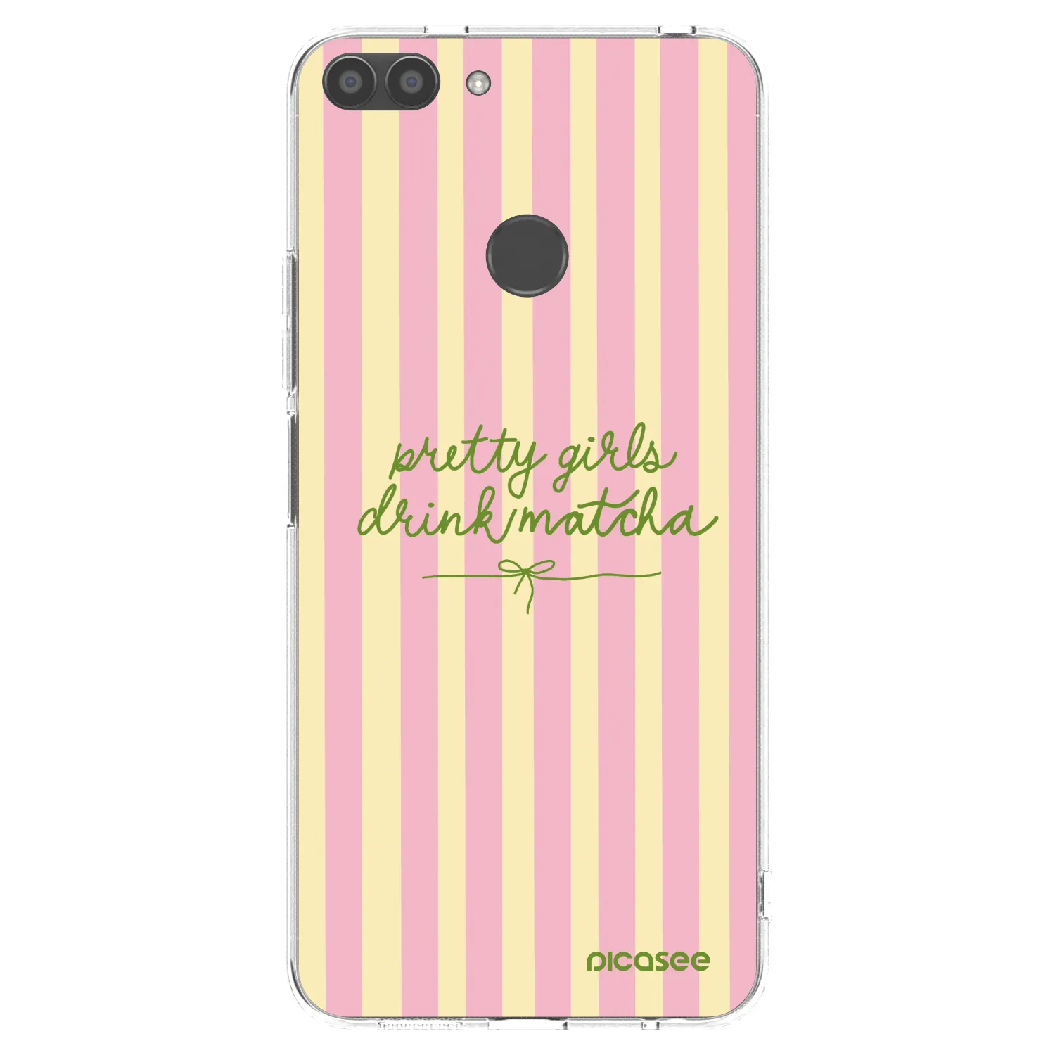 Picasee husă transparentă din silicon pentru Huawei P Smart - Pretty matcha
