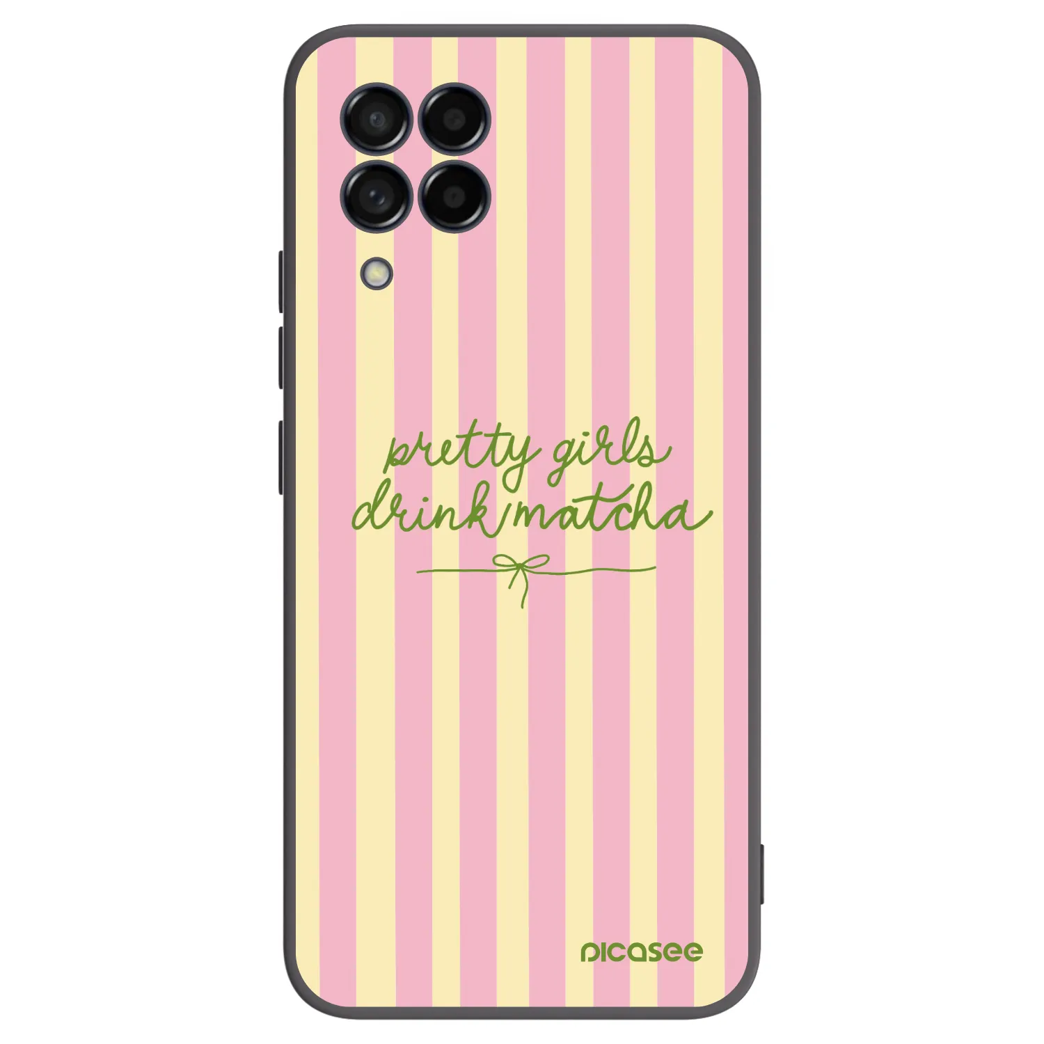 Picasee husă neagră din silicon pentru Samsung Galaxy M53 5G - Pretty matcha