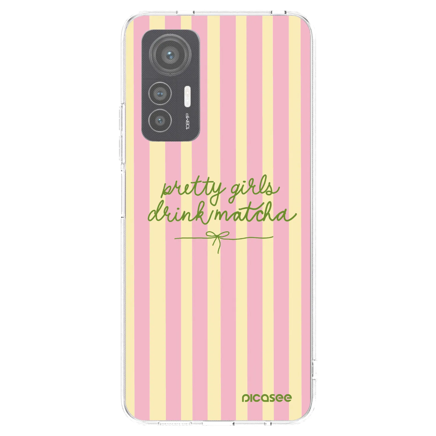 Picasee husă transparentă din silicon pentru Xiaomi 12 Lite - Pretty matcha