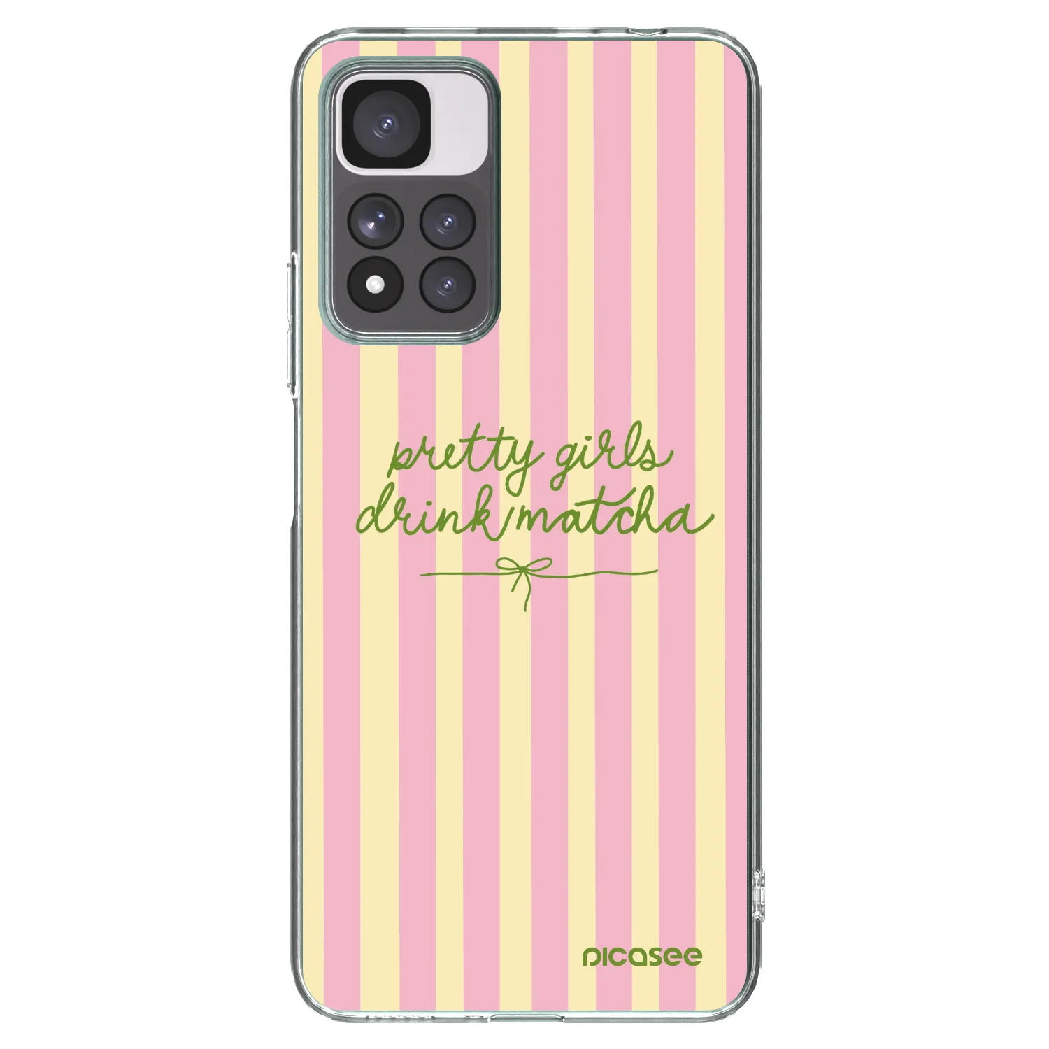 Picasee husă transparentă din silicon pentru Xiaomi Redmi Note 11 Pro+ 5G - Pretty matcha