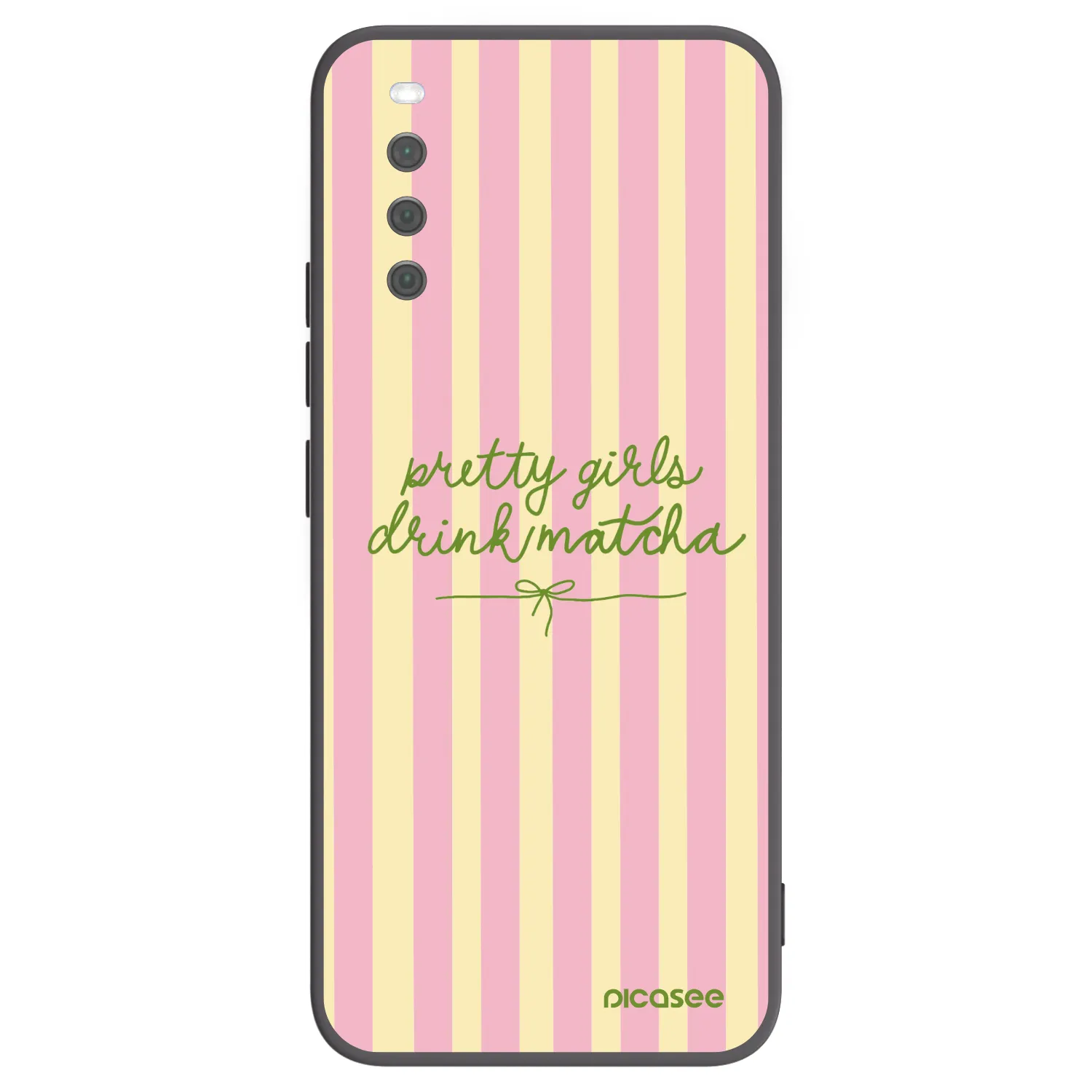 Picasee husă neagră din silicon pentru Sony Xperia 10 III - Pretty matcha