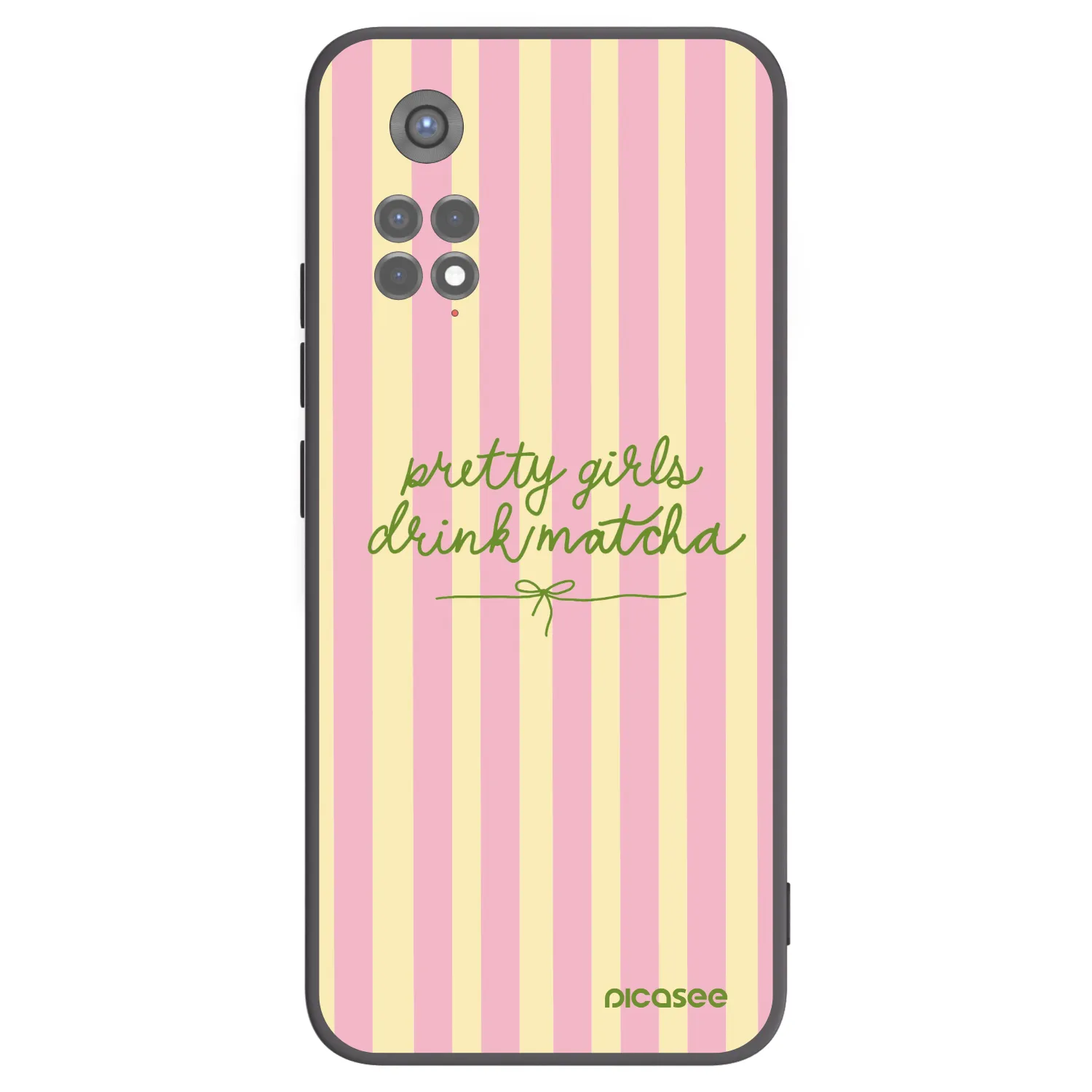 Picasee husă neagră din silicon pentru Xiaomi Redmi Note 11S 5G - Pretty matcha