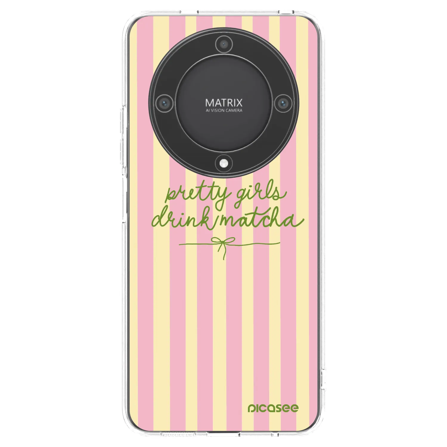 Picasee husă transparentă din silicon pentru Honor Magic5 Lite 5G - Pretty matcha
