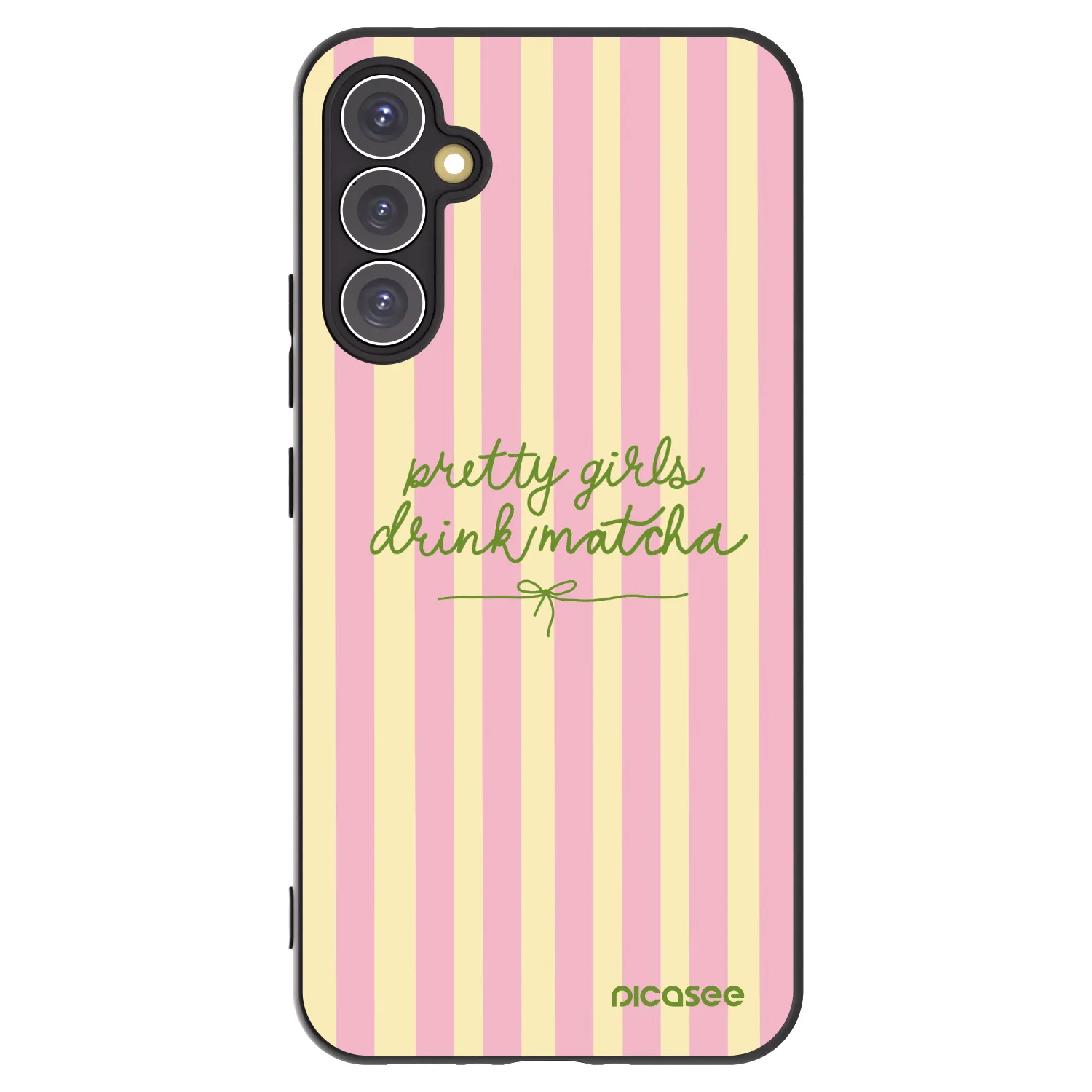 Picasee husă neagră din silicon pentru Samsung Galaxy A34 5G A346B - Pretty matcha