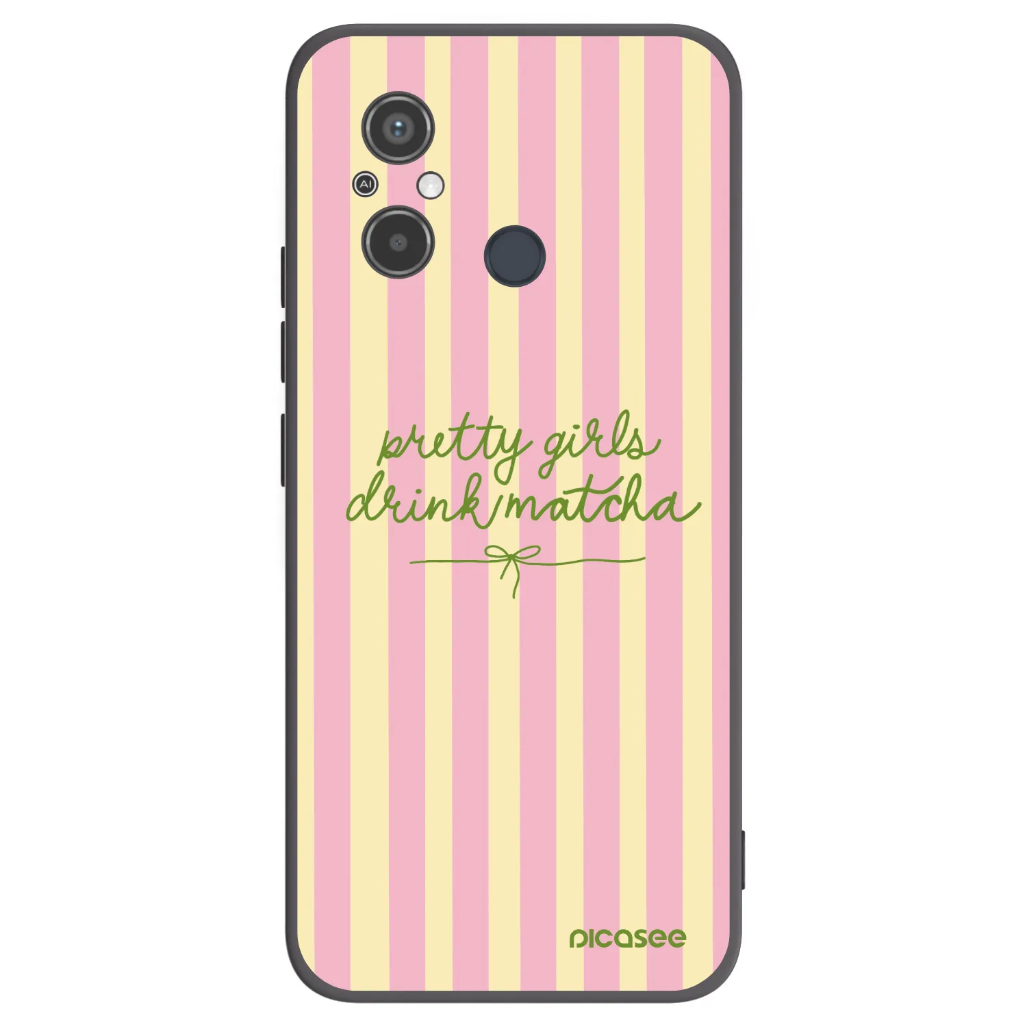 Picasee husă neagră din silicon pentru Xiaomi Redmi 12C - Pretty matcha