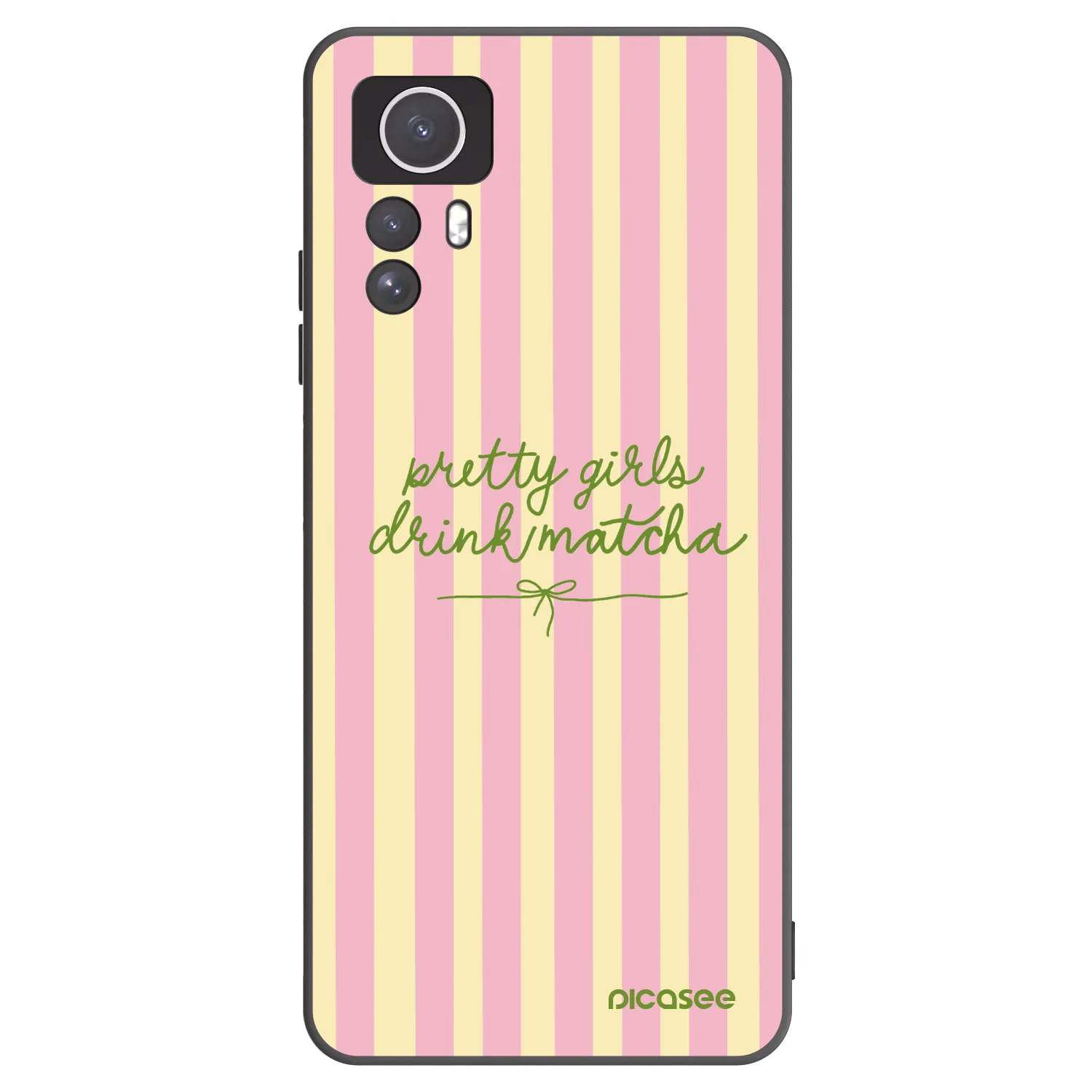 Picasee husă neagră din silicon pentru Xiaomi Redmi Note 12S - Pretty matcha