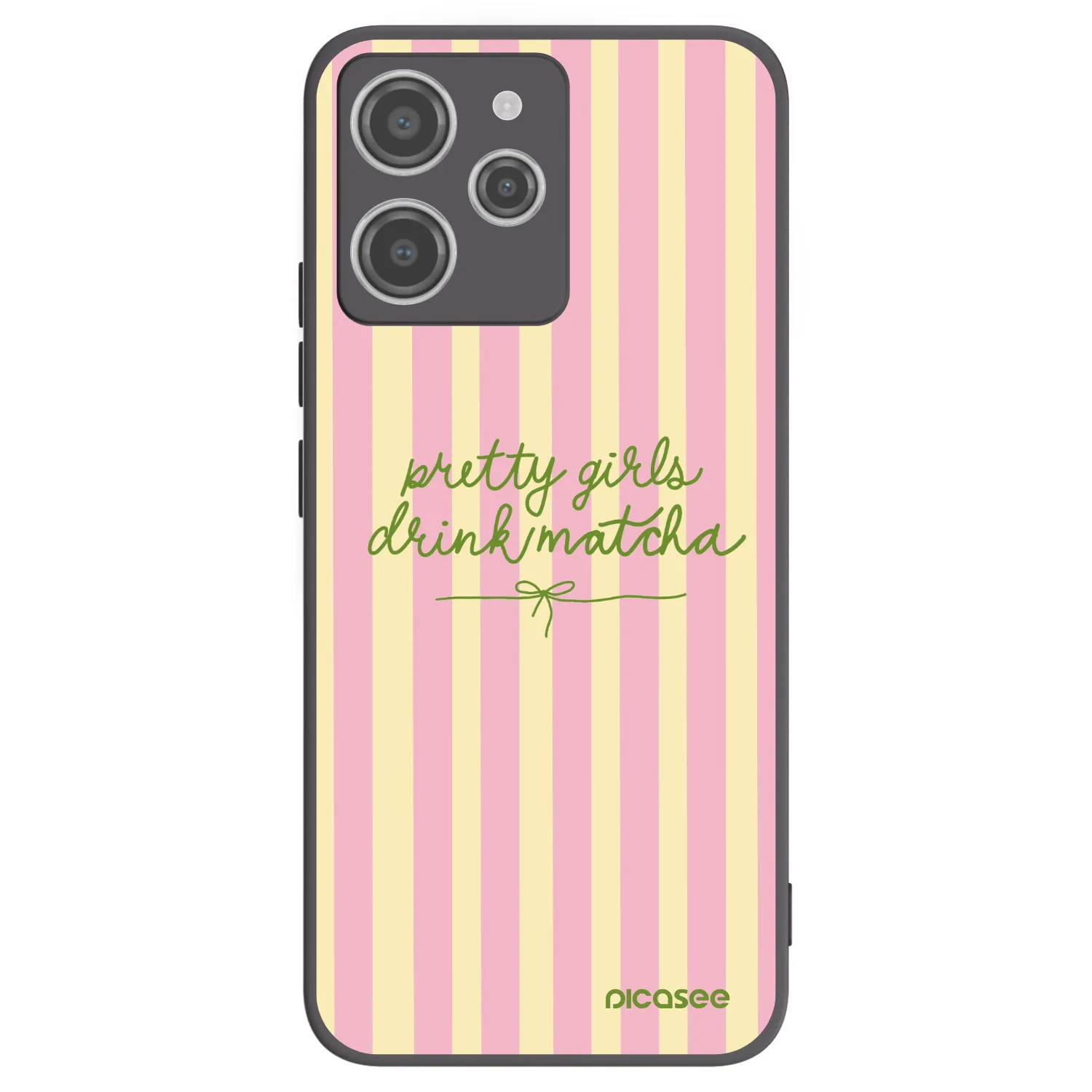 Picasee husă neagră din silicon pentru Xiaomi Redmi 12 4G - Pretty matcha