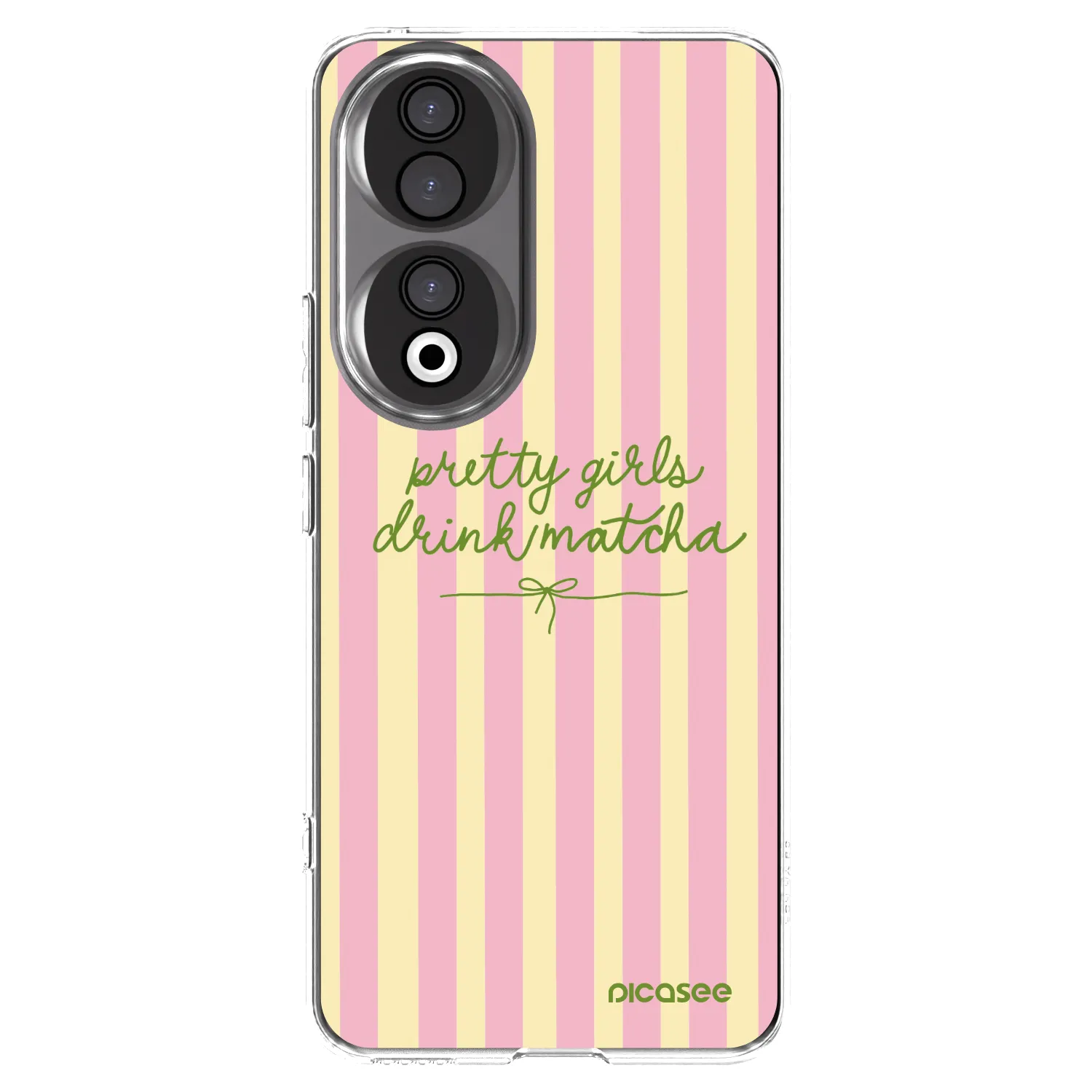 Picasee husă transparentă din silicon pentru Honor 90 5G - Pretty matcha