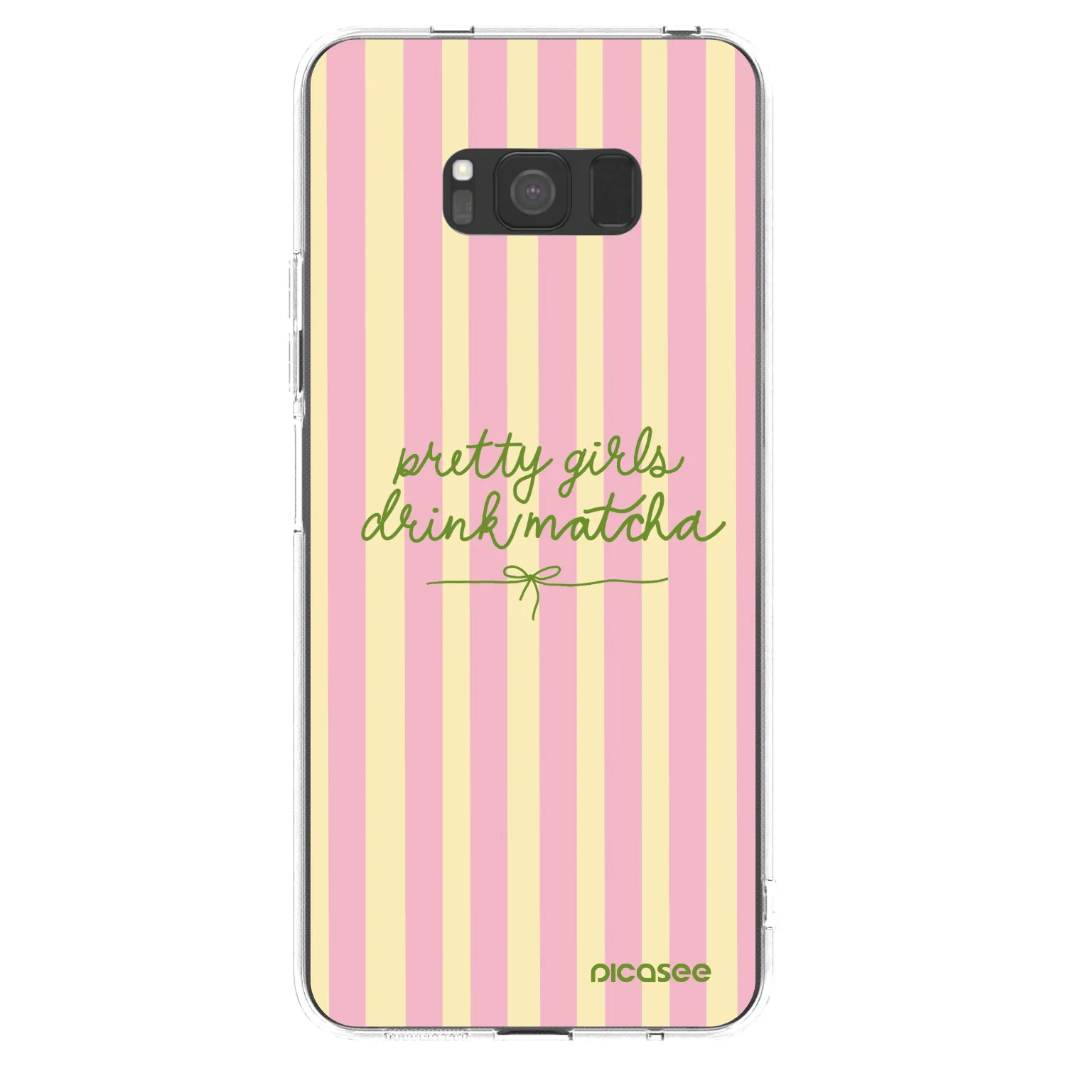 Picasee husă transparentă din silicon pentru Samsung Galaxy S8 G950F - Pretty matcha