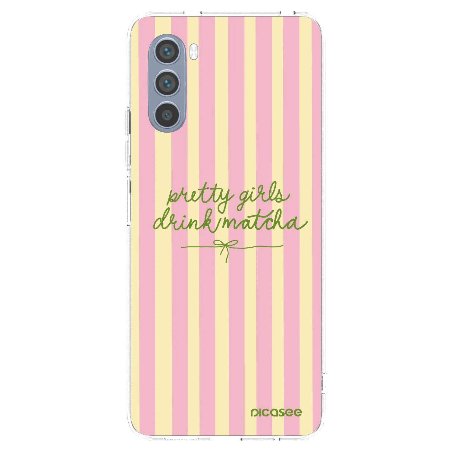 Picasee husă transparentă din silicon pentru Motorola Moto G62 - Pretty matcha