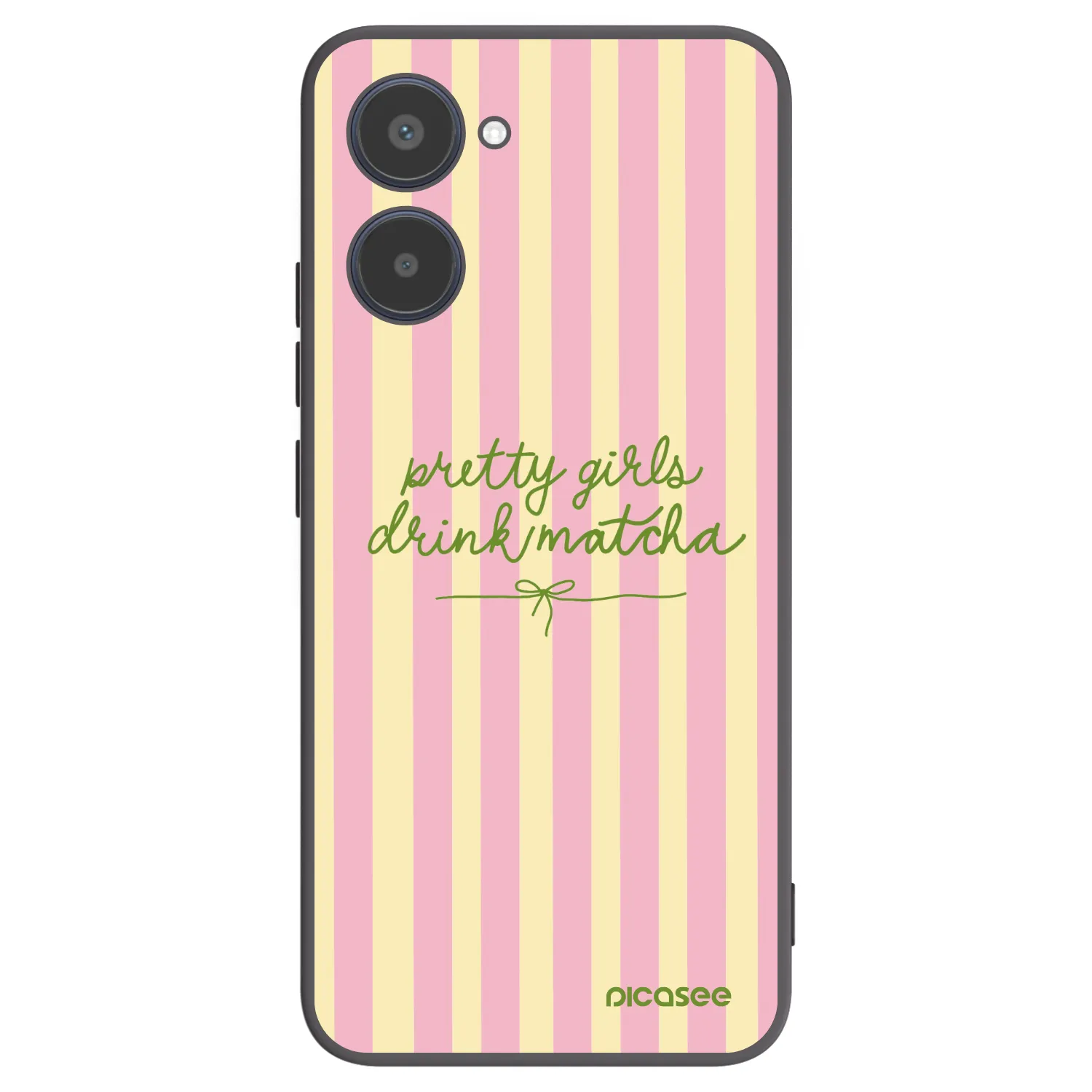 Picasee husă neagră din silicon pentru Realme 10 4G - Pretty matcha