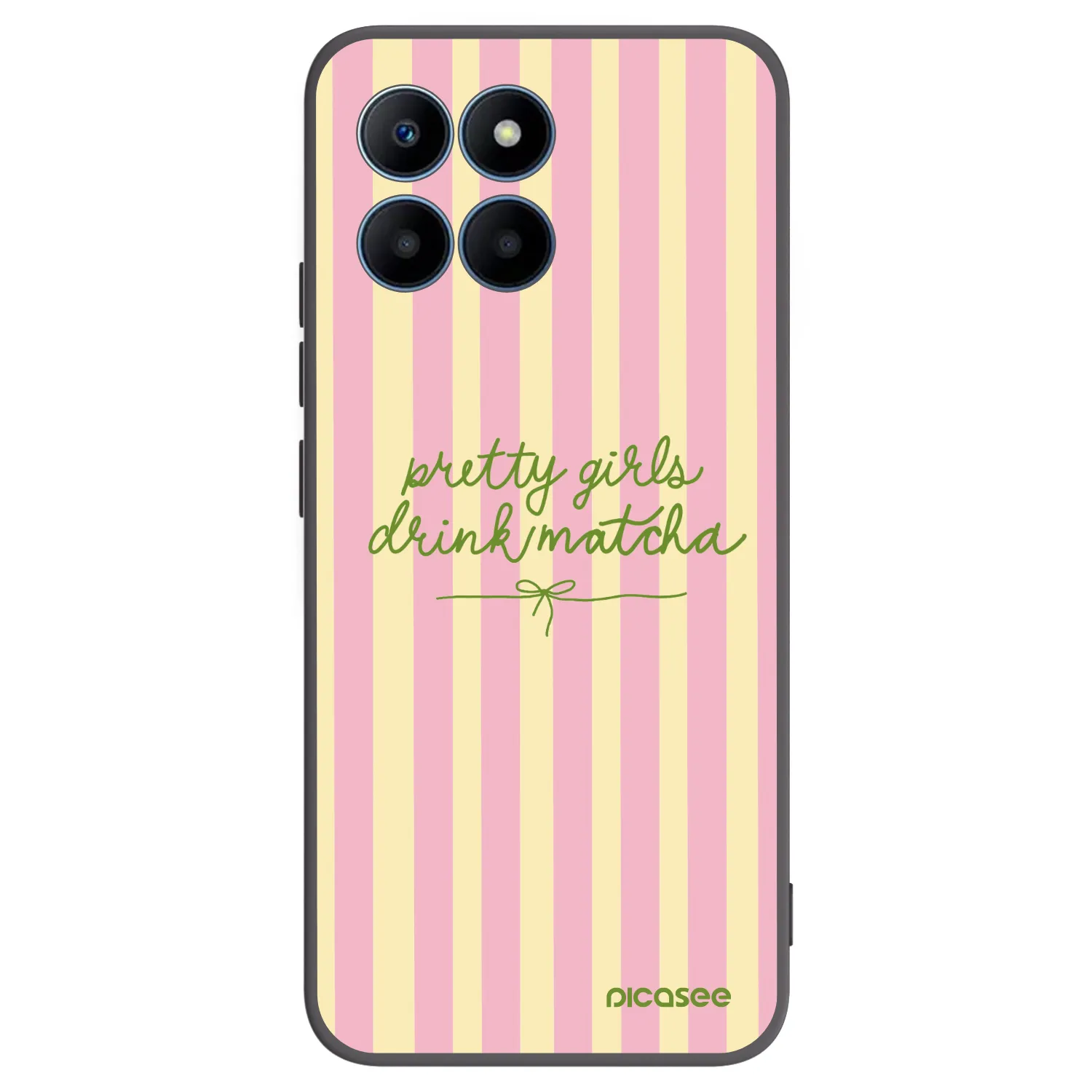 Picasee husă neagră din silicon pentru Honor 70 Lite - Pretty matcha