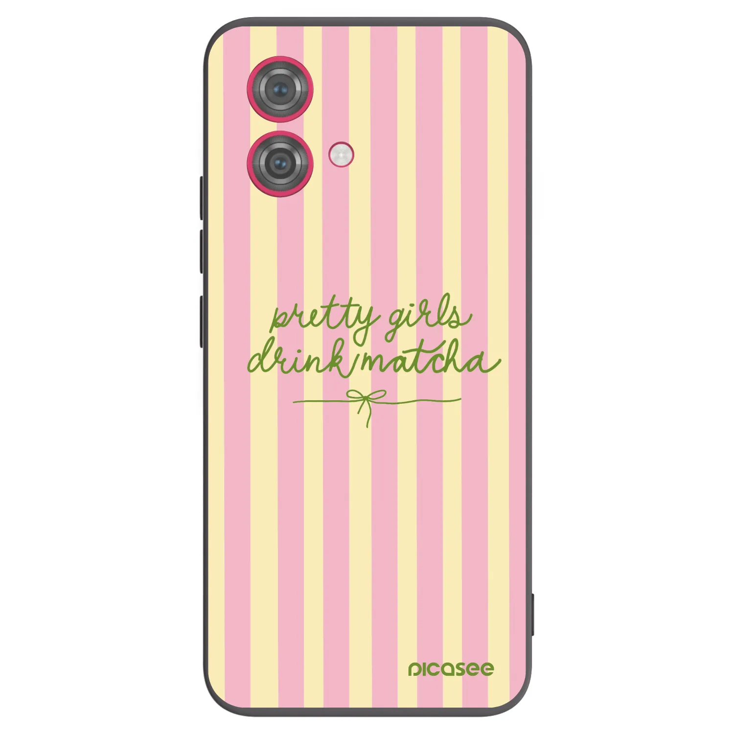 Picasee husă neagră din silicon pentru Motorola Moto G84 5G - Pretty matcha