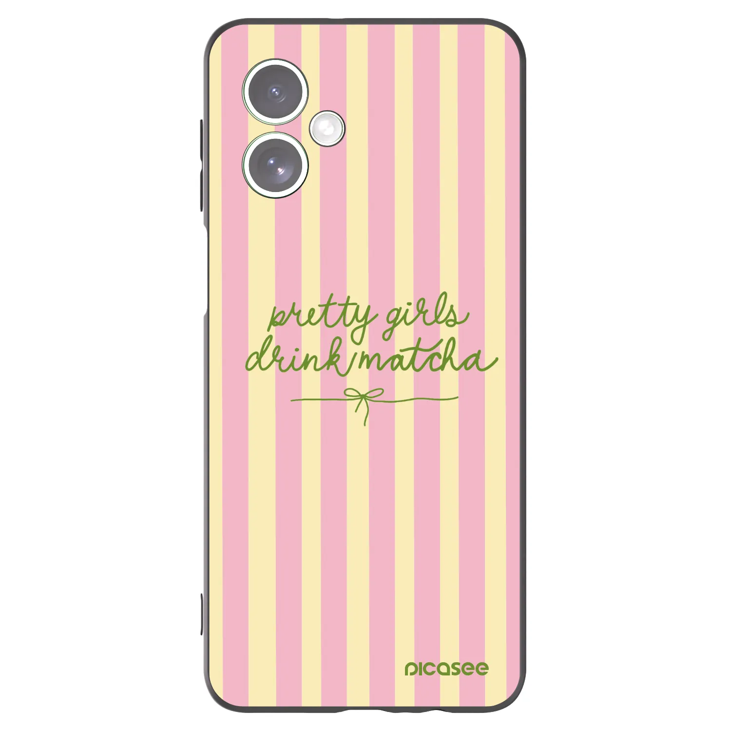 Picasee husă neagră din silicon pentru Motorola Moto G54 5G - Pretty matcha