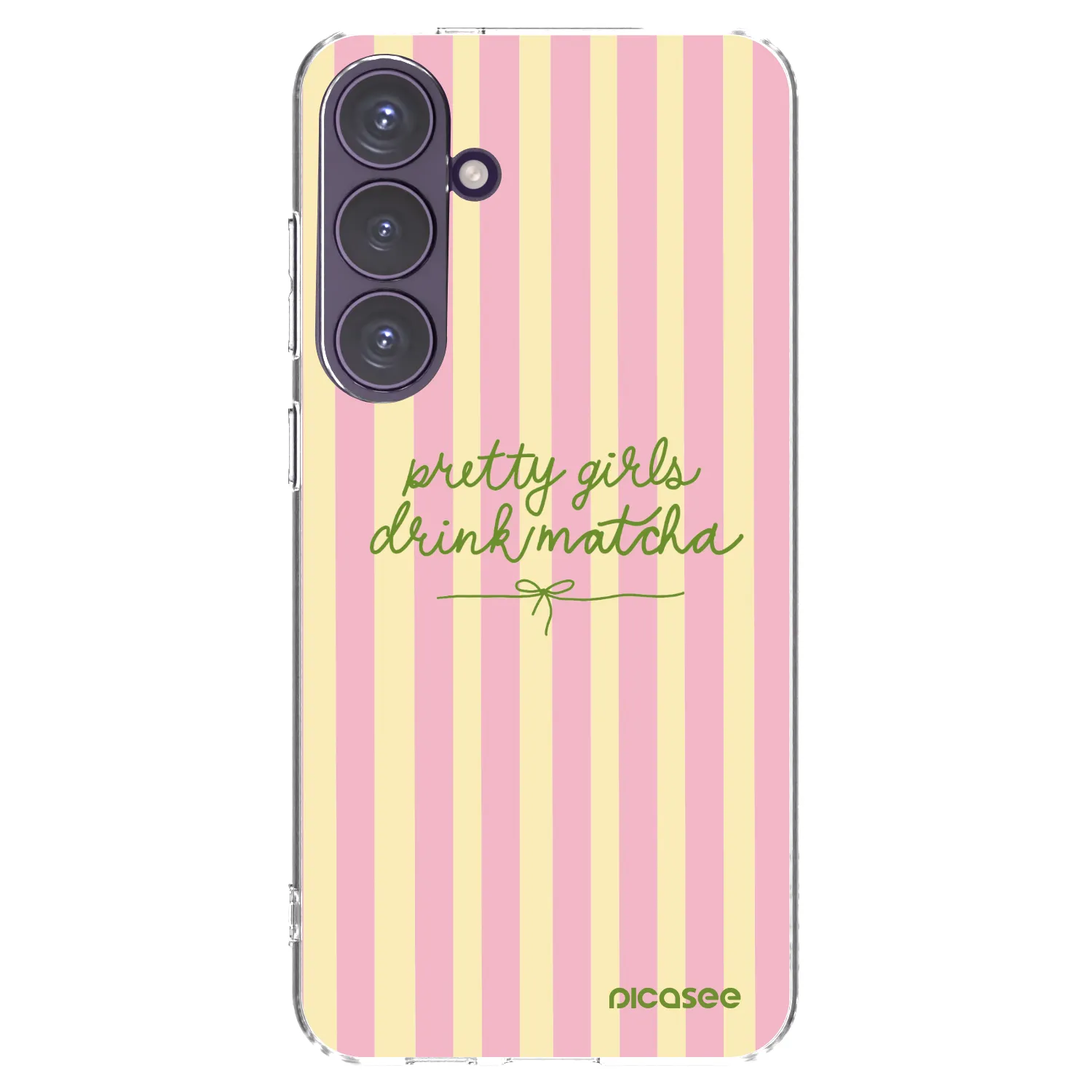 Picasee husă transparentă din silicon pentru Samsung Galaxy S24+ S926B 5G - Pretty matcha