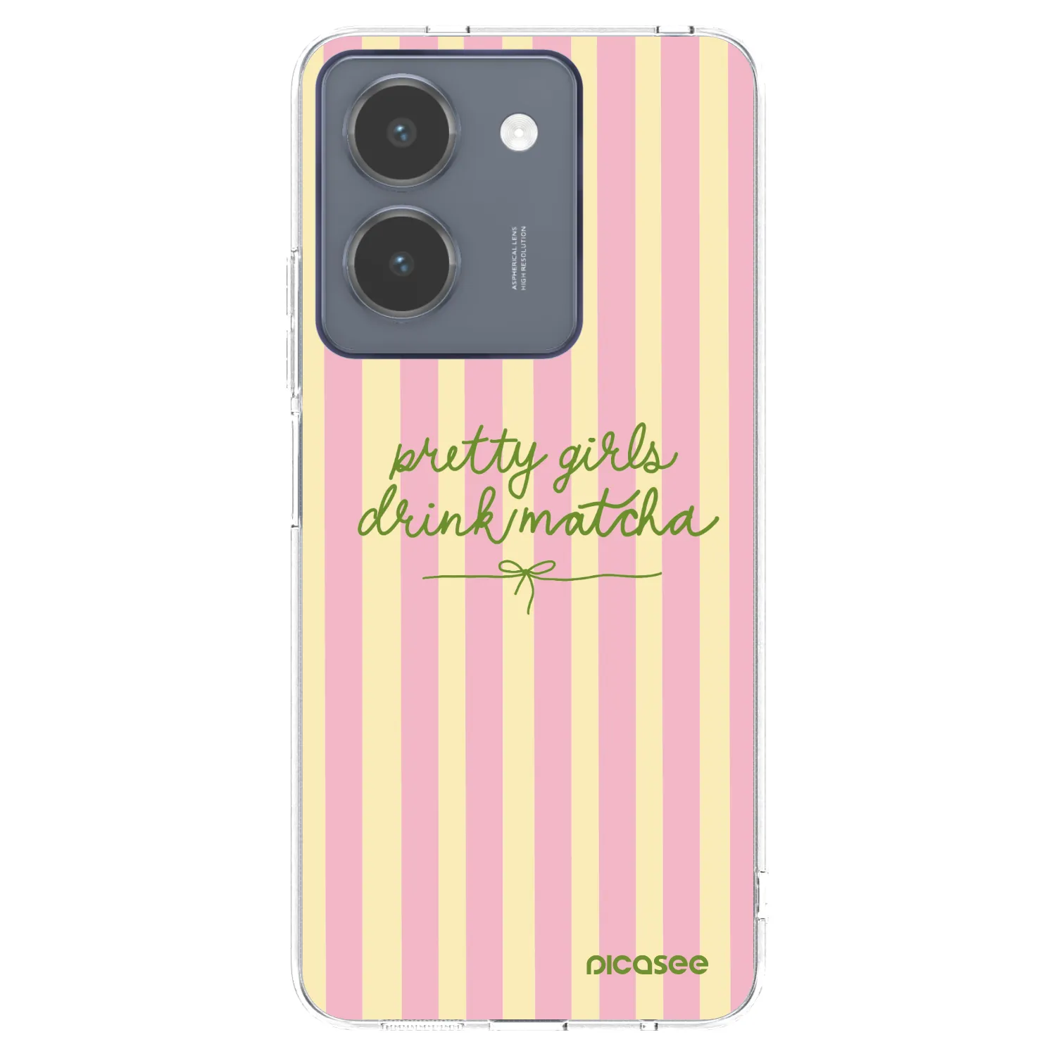 Picasee husă transparentă din silicon pentru Vivo Y36 4G - Pretty matcha