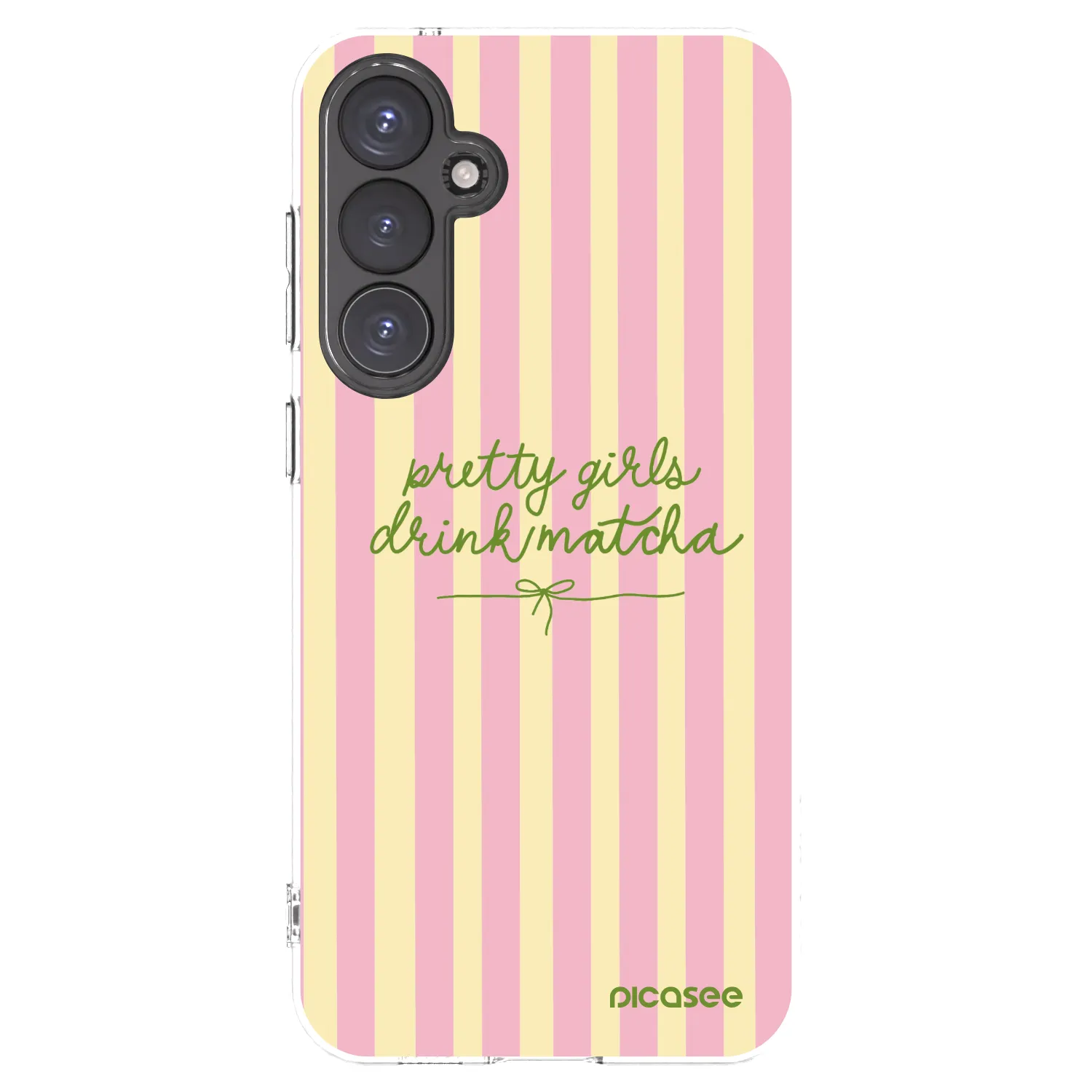 Picasee husă transparentă din silicon pentru Samsung Galaxy S23 FE S711B - Pretty matcha