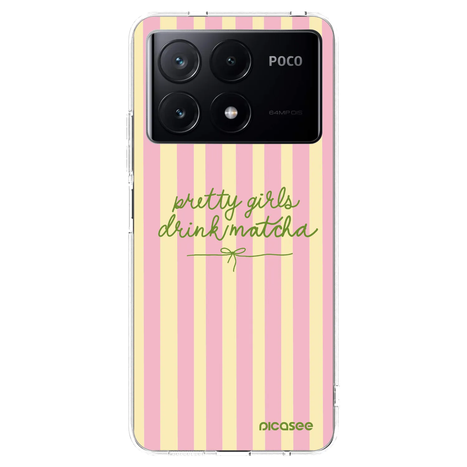 Picasee husă transparentă din silicon pentru Xiaomi Poco X6 Pro - Pretty matcha