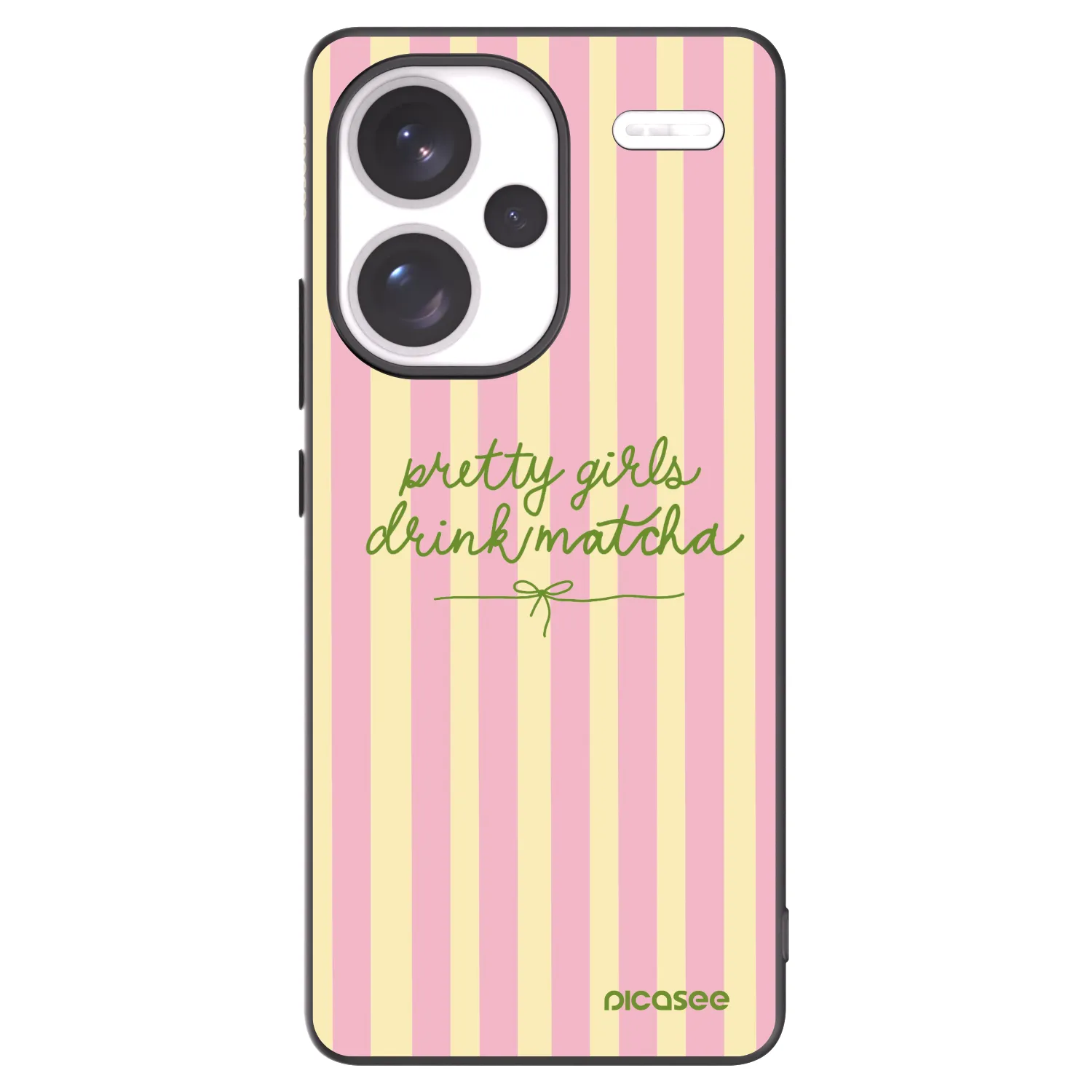 Picasee husă neagră din silicon pentru Xiaomi Redmi Note 13 Pro+ 5G - Pretty matcha