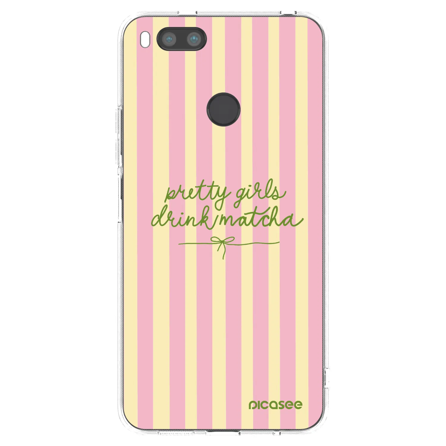 Picasee husă transparentă din silicon pentru Xiaomi Mi A1 Global - Pretty matcha