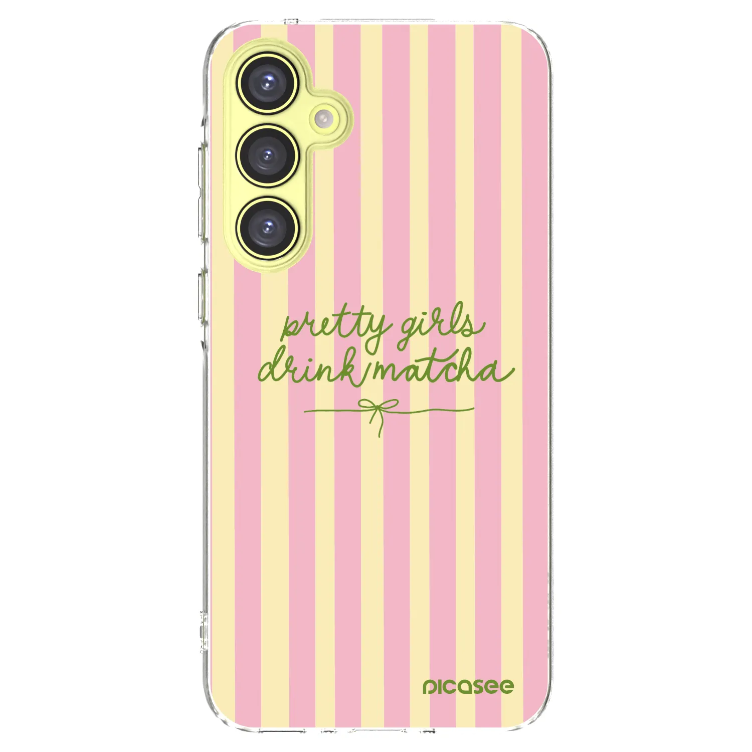 Picasee husă transparentă din silicon pentru Samsung Galaxy A35 5G A356B - Pretty matcha