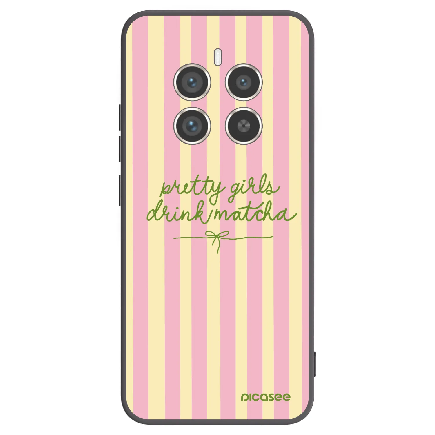 Picasee husă neagră din silicon pentru Realme 12 Pro 5G - Pretty matcha