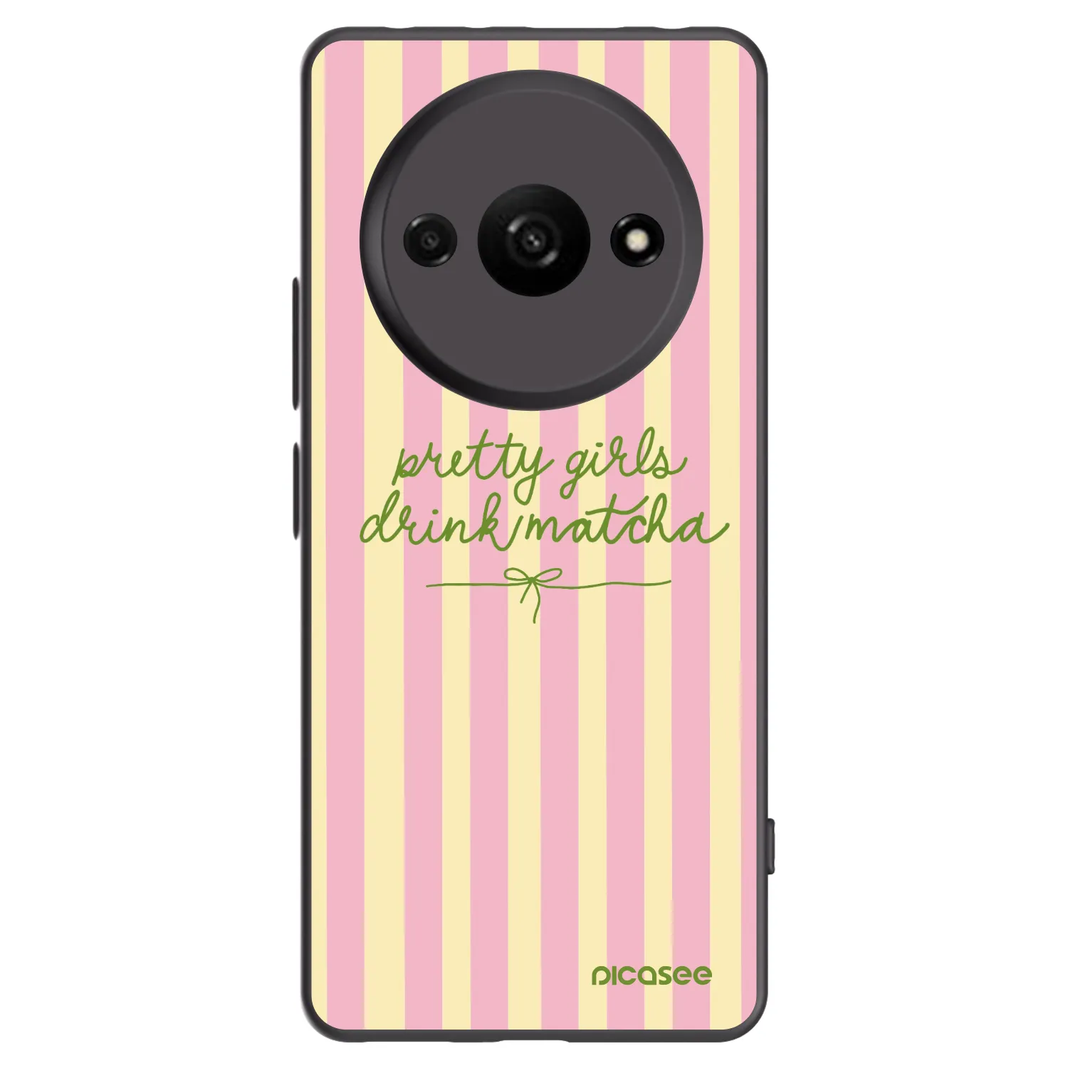 Picasee husă neagră din silicon pentru Xiaomi Redmi A3 - Pretty matcha