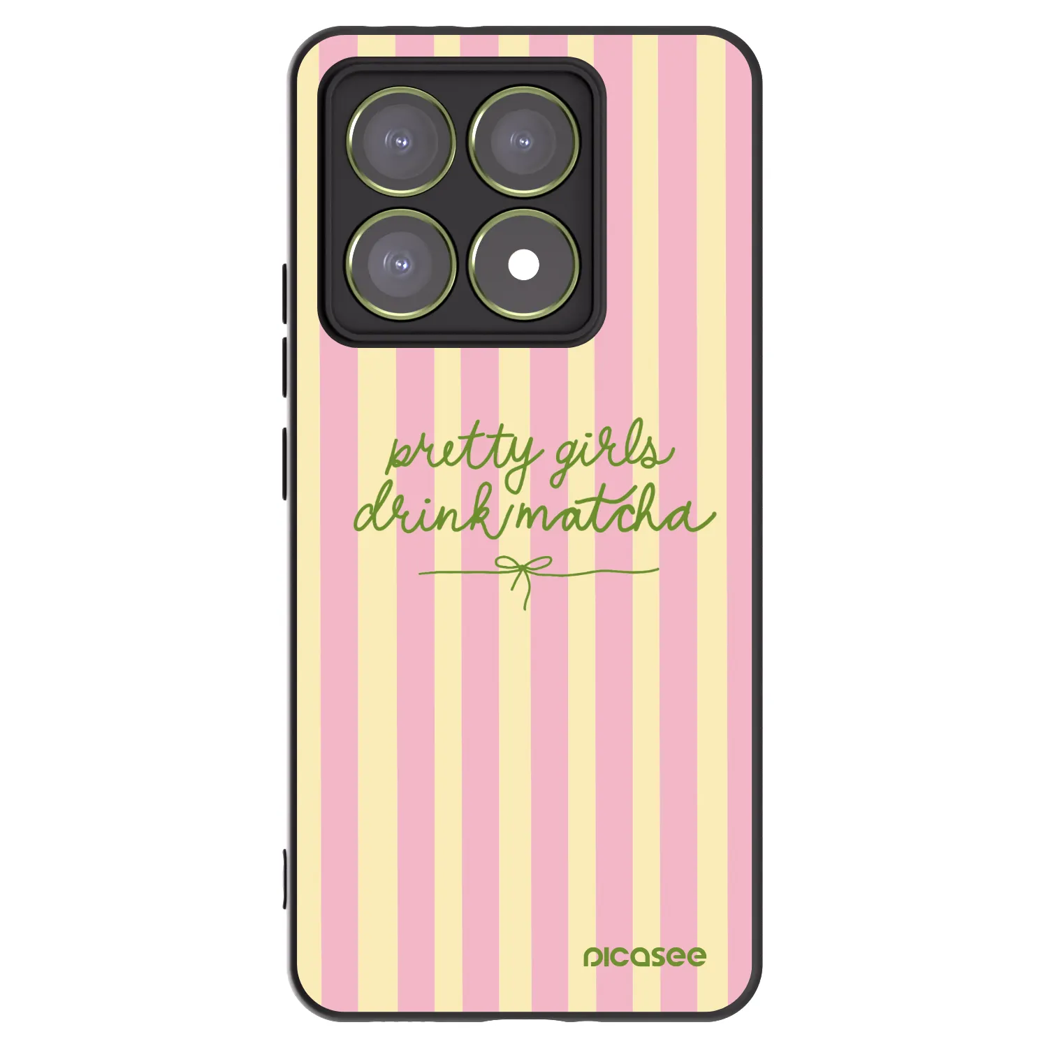 Picasee husă neagră din silicon pentru Xiaomi 14T - Pretty matcha
