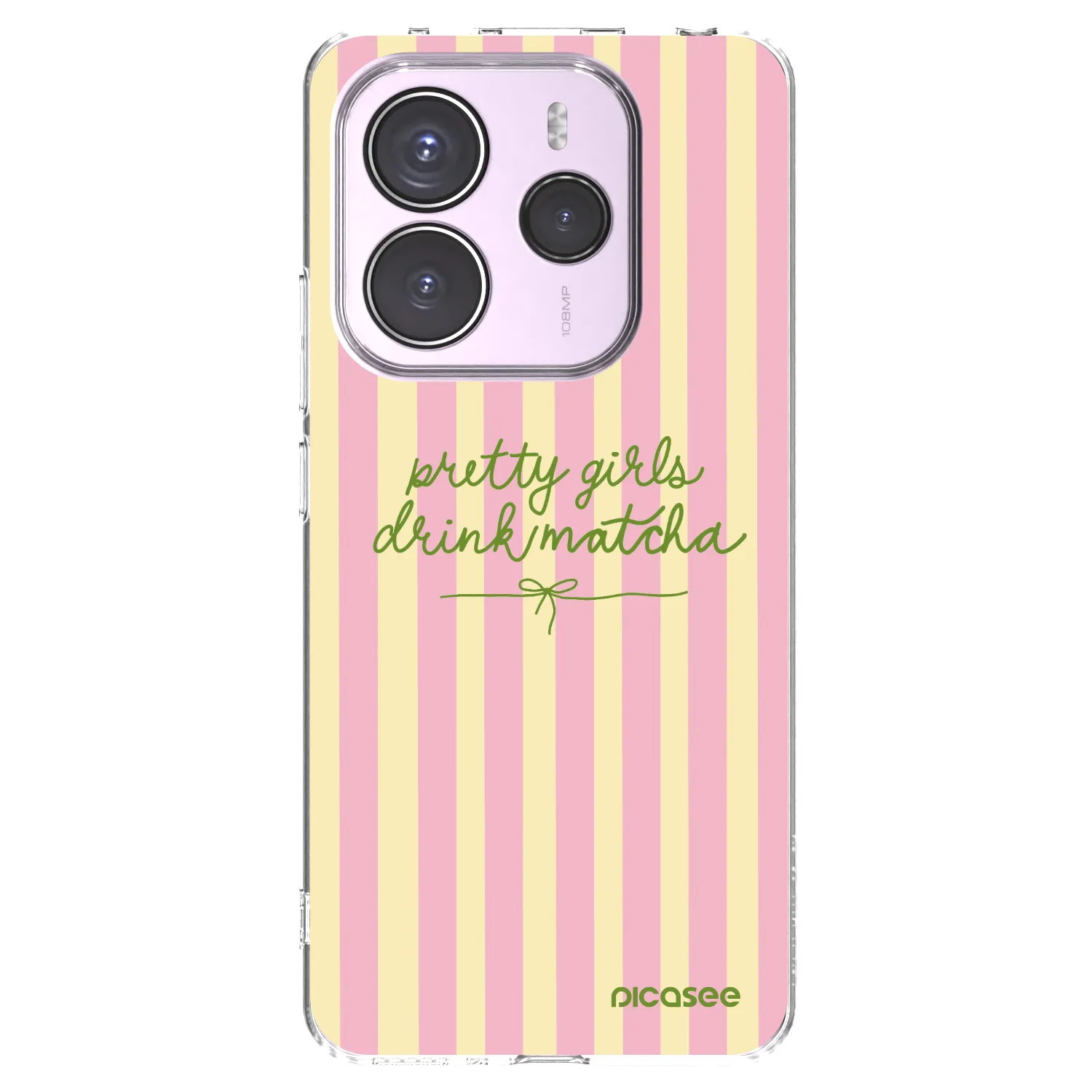 Picasee husă transparentă din silicon pentru Xiaomi Redmi Note 14 5G - Pretty matcha