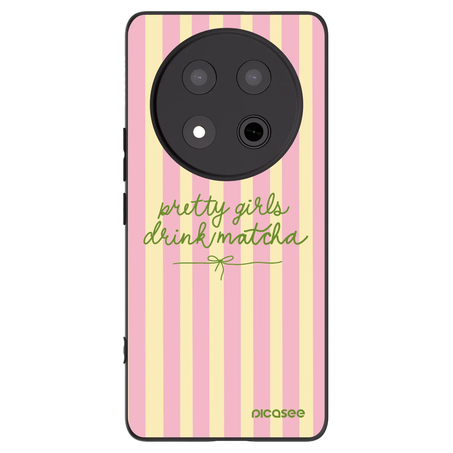 Picasee husă neagră din silicon pentru Honor Magic7 Lite 5G - Pretty matcha