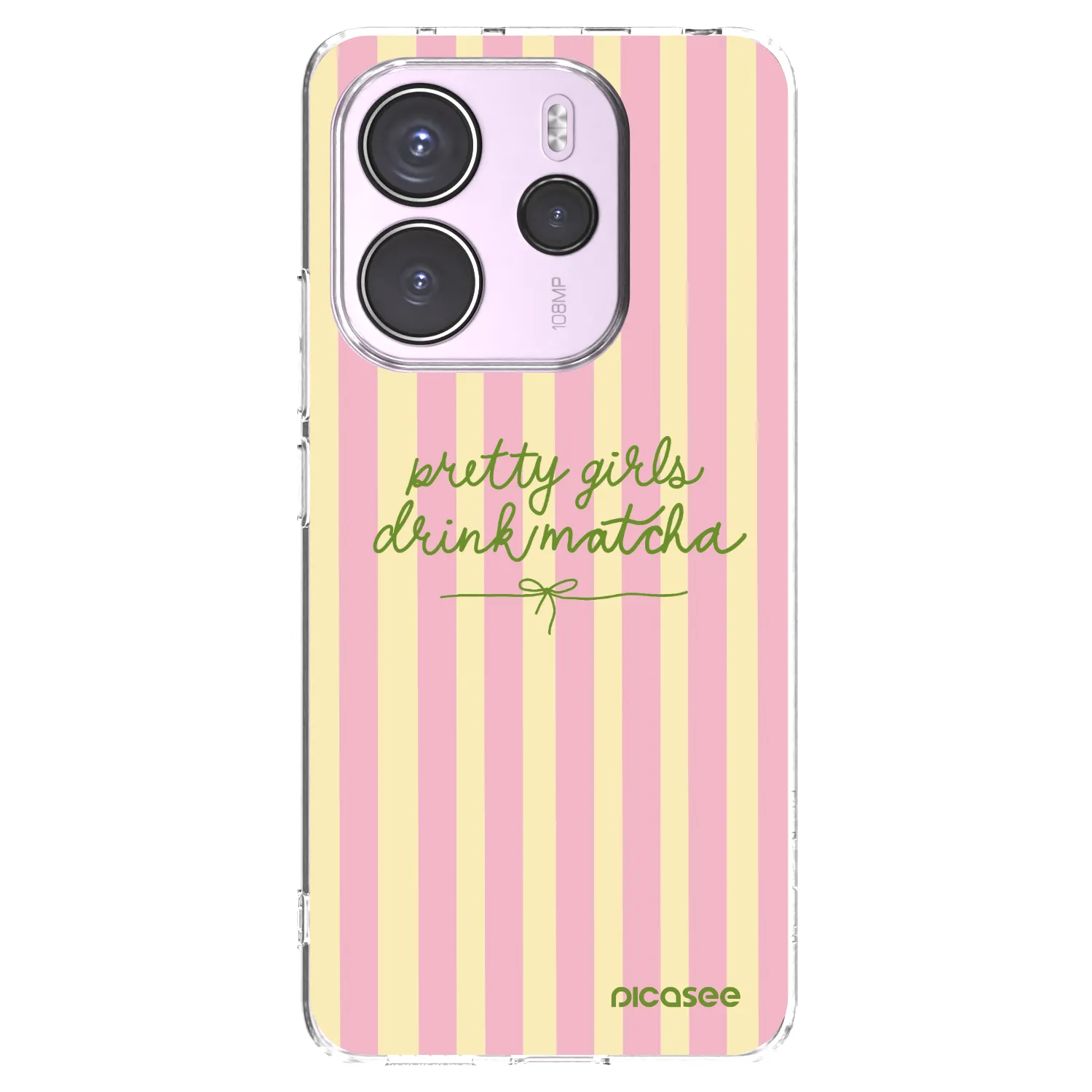Picasee husă transparentă din silicon pentru Xiaomi Redmi Note 14 4G - Pretty matcha