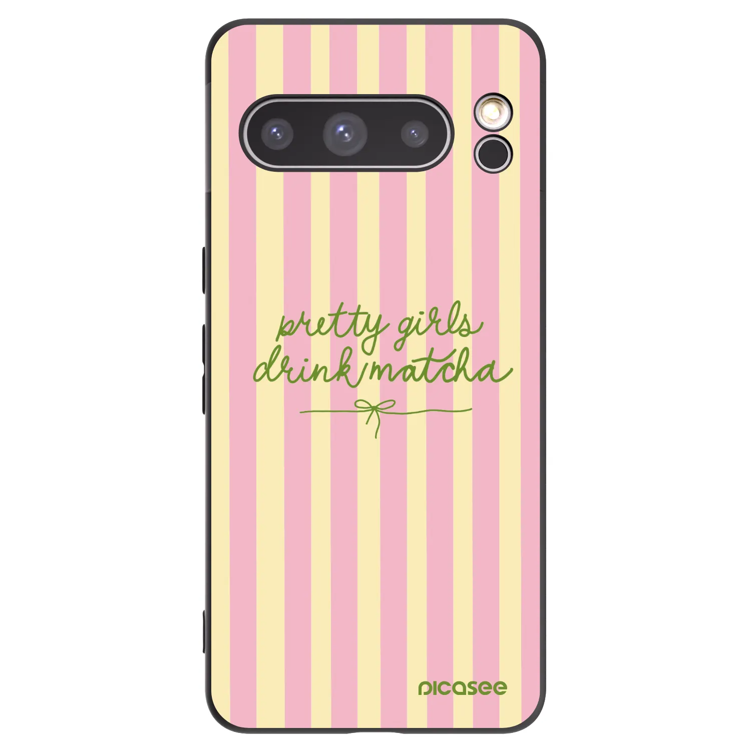 Picasee husă neagră din silicon pentru Google Pixel 8 Pro - Pretty matcha